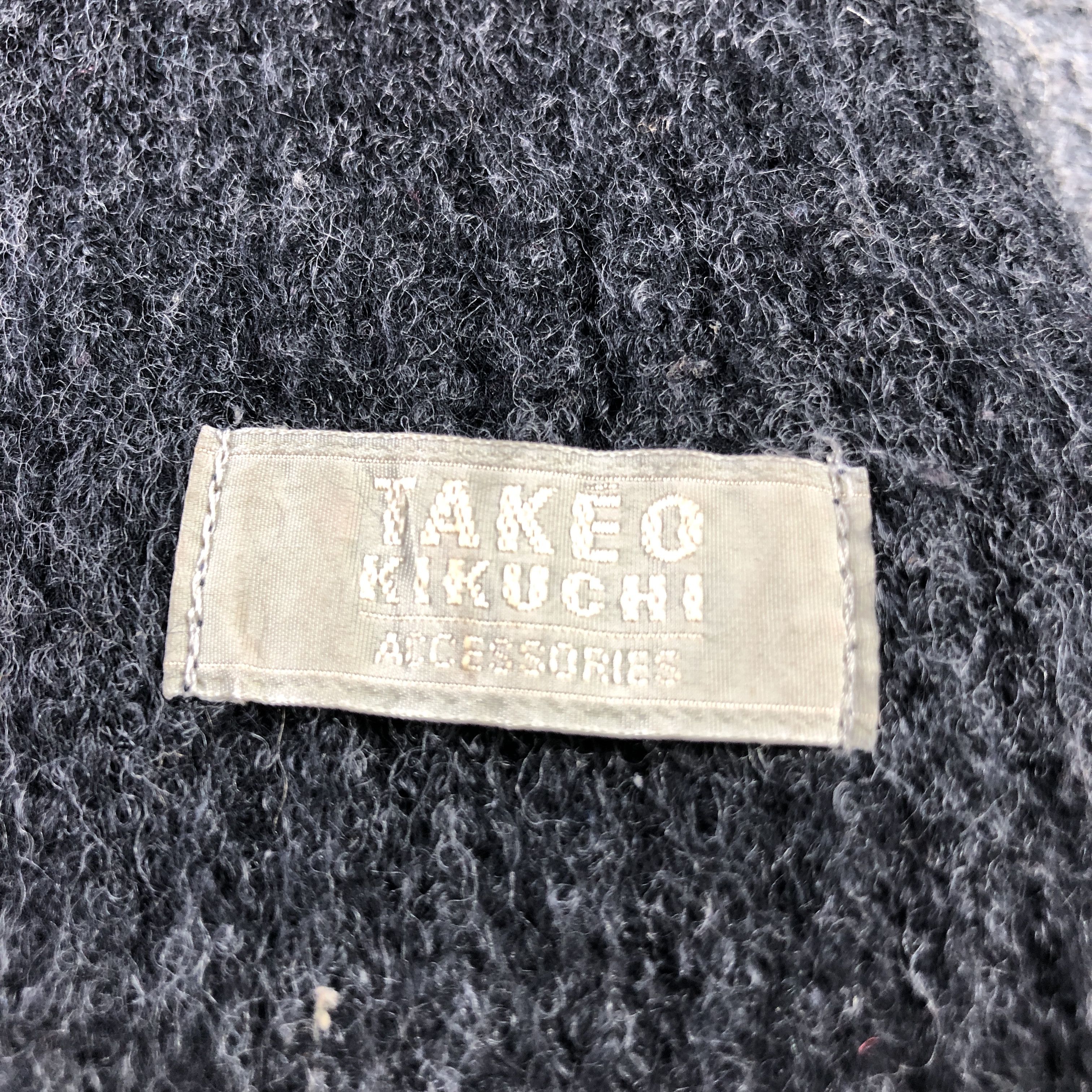 Takeo Kikuchi Takeo Kikuchi Wool Scarf Muffler V2866 Size ONE SIZE - 4 Thumbnail