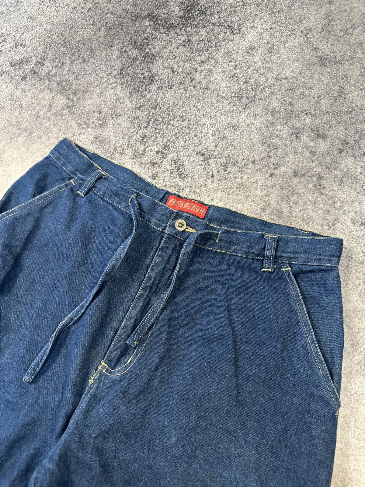 Vintage Y2K Vintage Casual Denim Shorts Rap Baggy Streetwear Rare L Size US 34 / EU 50 - 4 Thumbnail