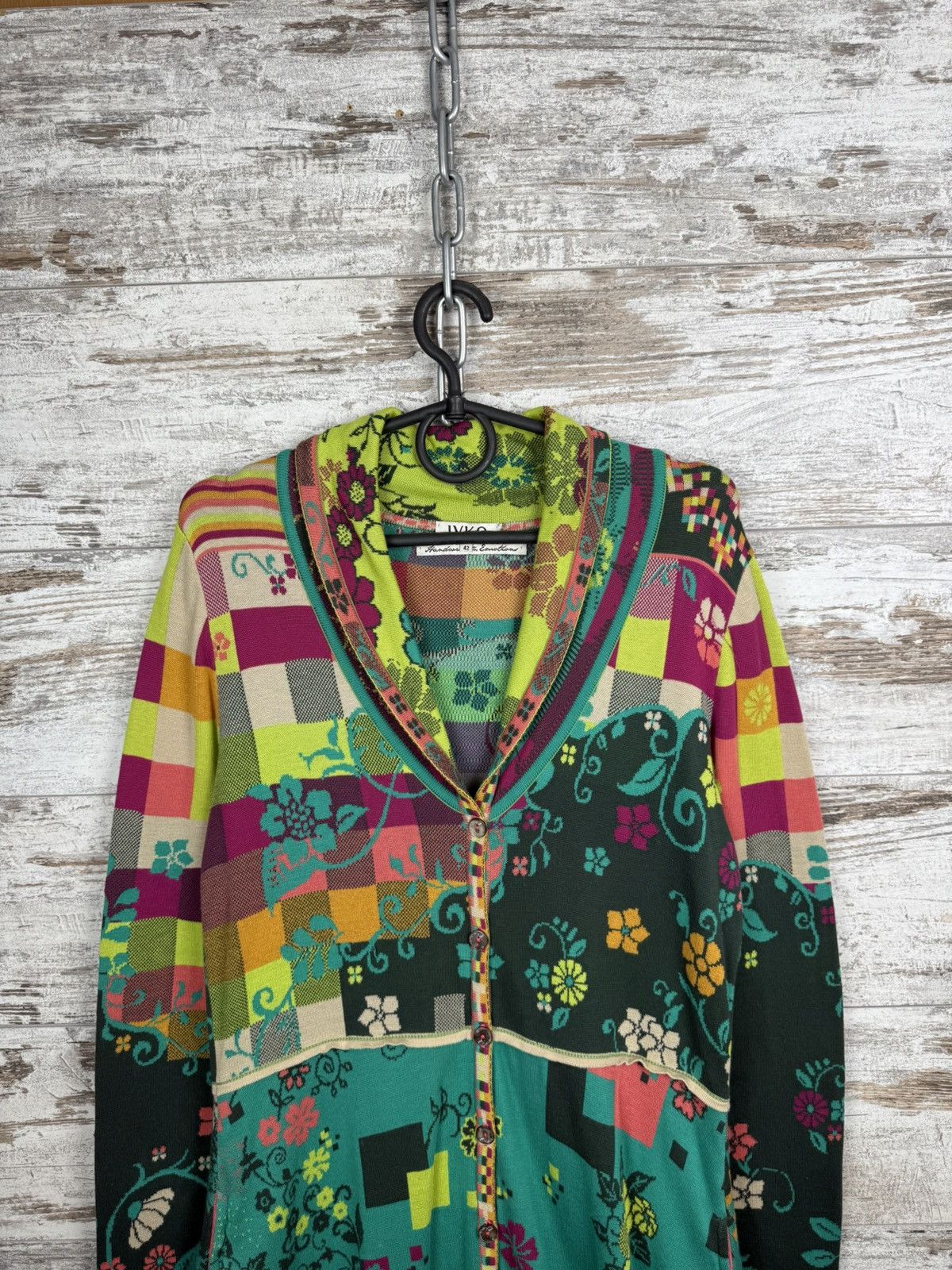 Desigual IVKO Women's Multicolor Coat Size 42 Size M / US 6-8 / IT 42-44 - 2 Thumbnail