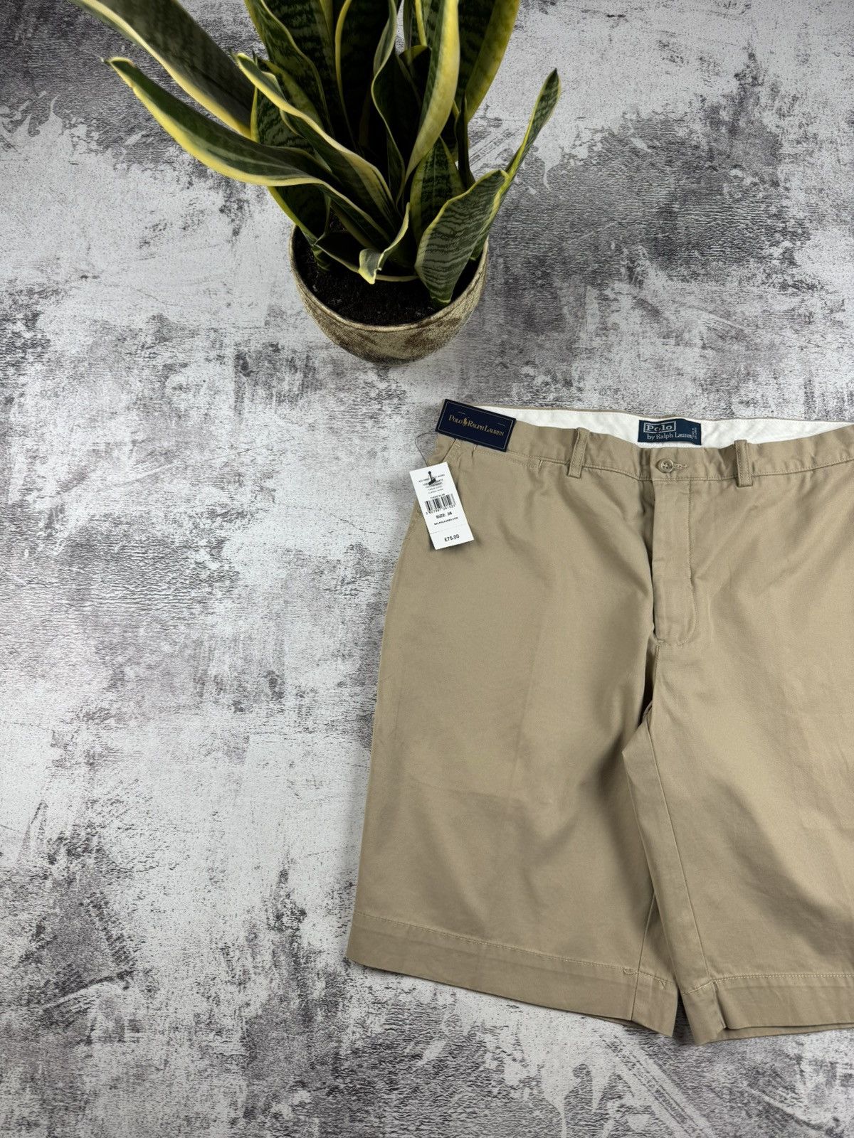 Polo Ralph Lauren NEW Polo Ralph Lauren Chino Shorts 36 Tan Relaxed Fit Basic Size US 36 / EU 52 - 12 Thumbnail