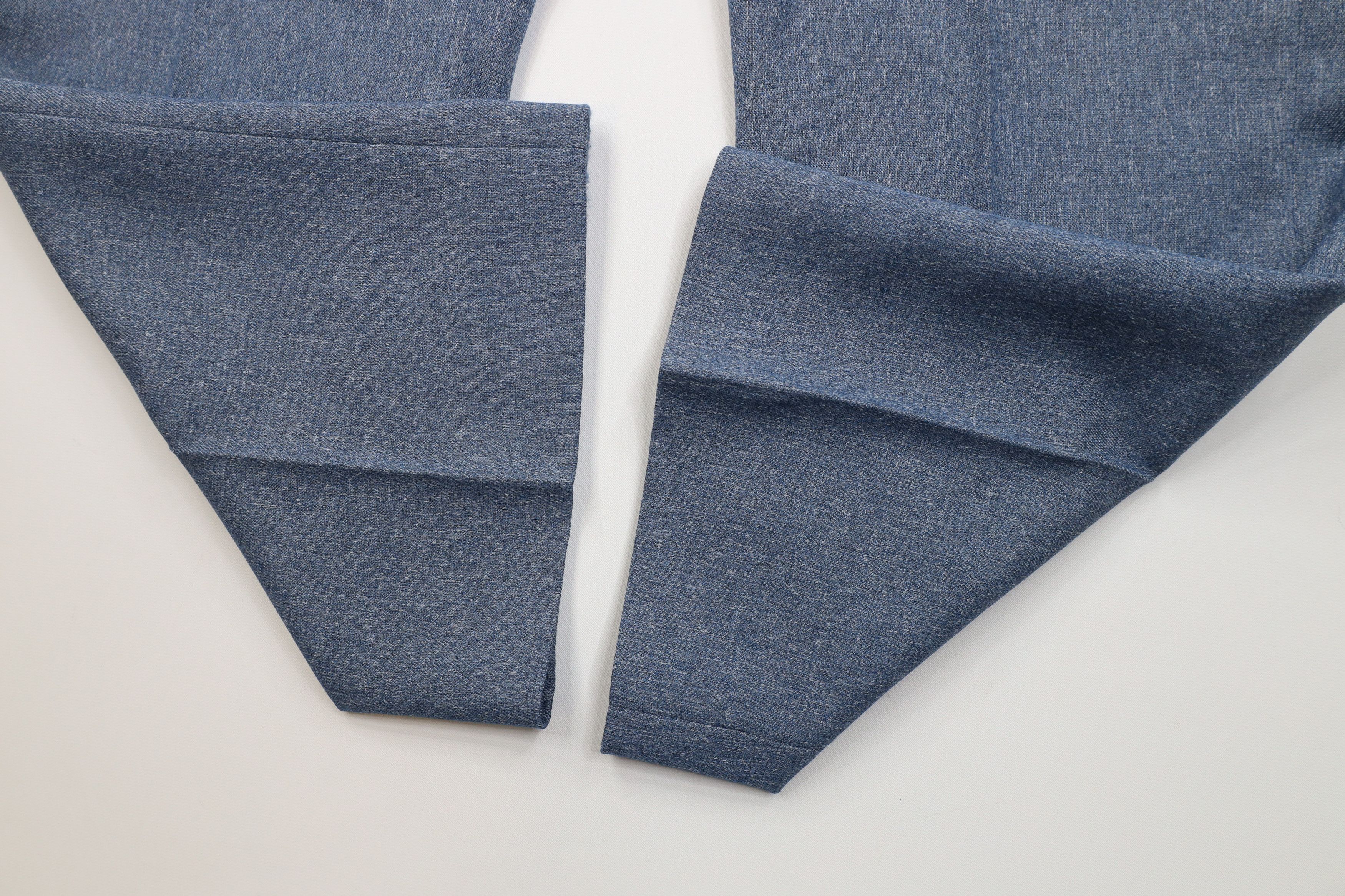 Vintage Vintage 70s Streetwear Knit Wide Leg Chino Pants Blue USA Size US 38 / EU 54 - 7 Thumbnail