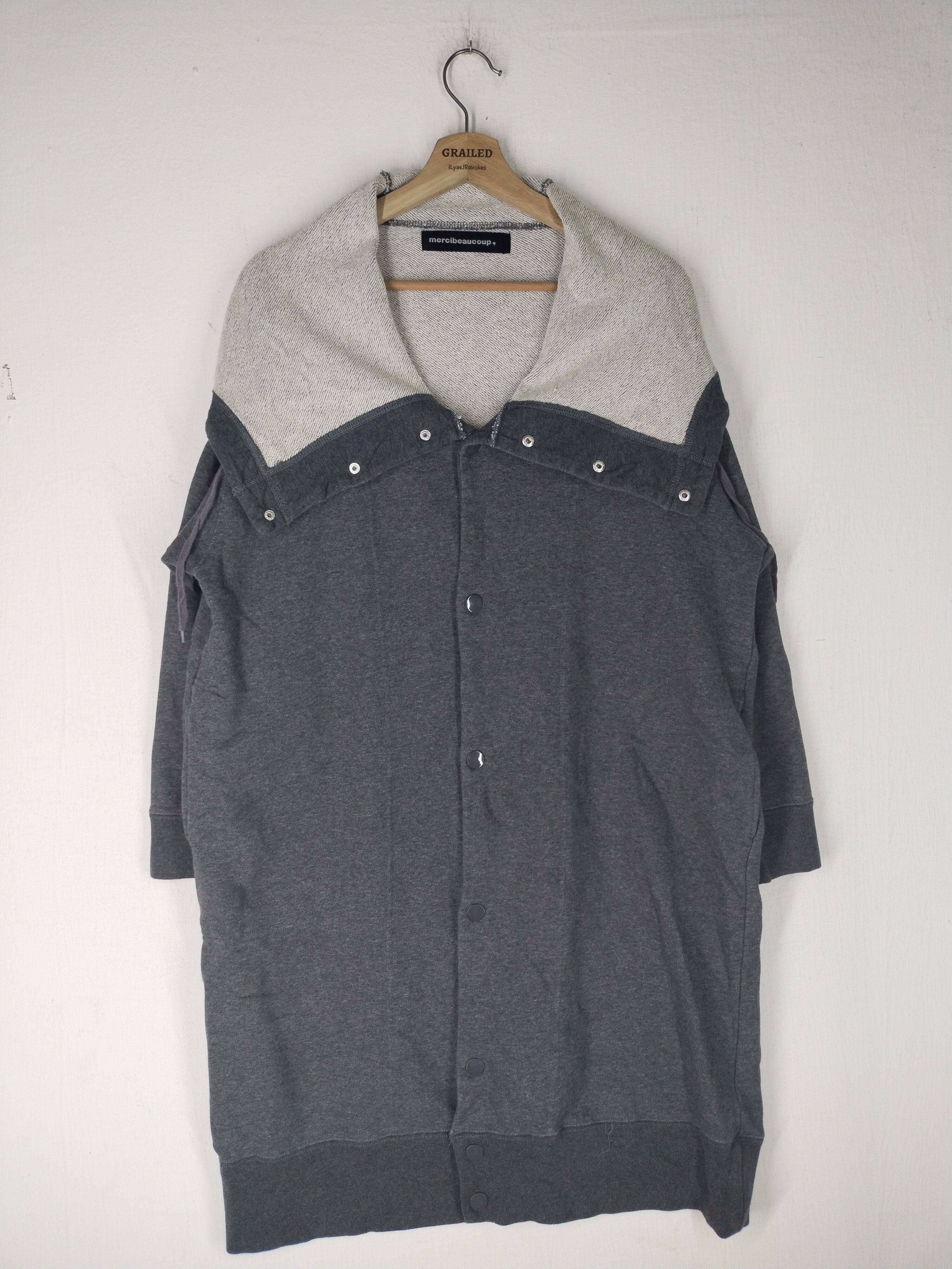 Issey Miyake × Japanese Brand × mercibeaucoup Vintage Mercibeaucoup Hoodie Size L / US 10 / IT 46 - 2 Thumbnail