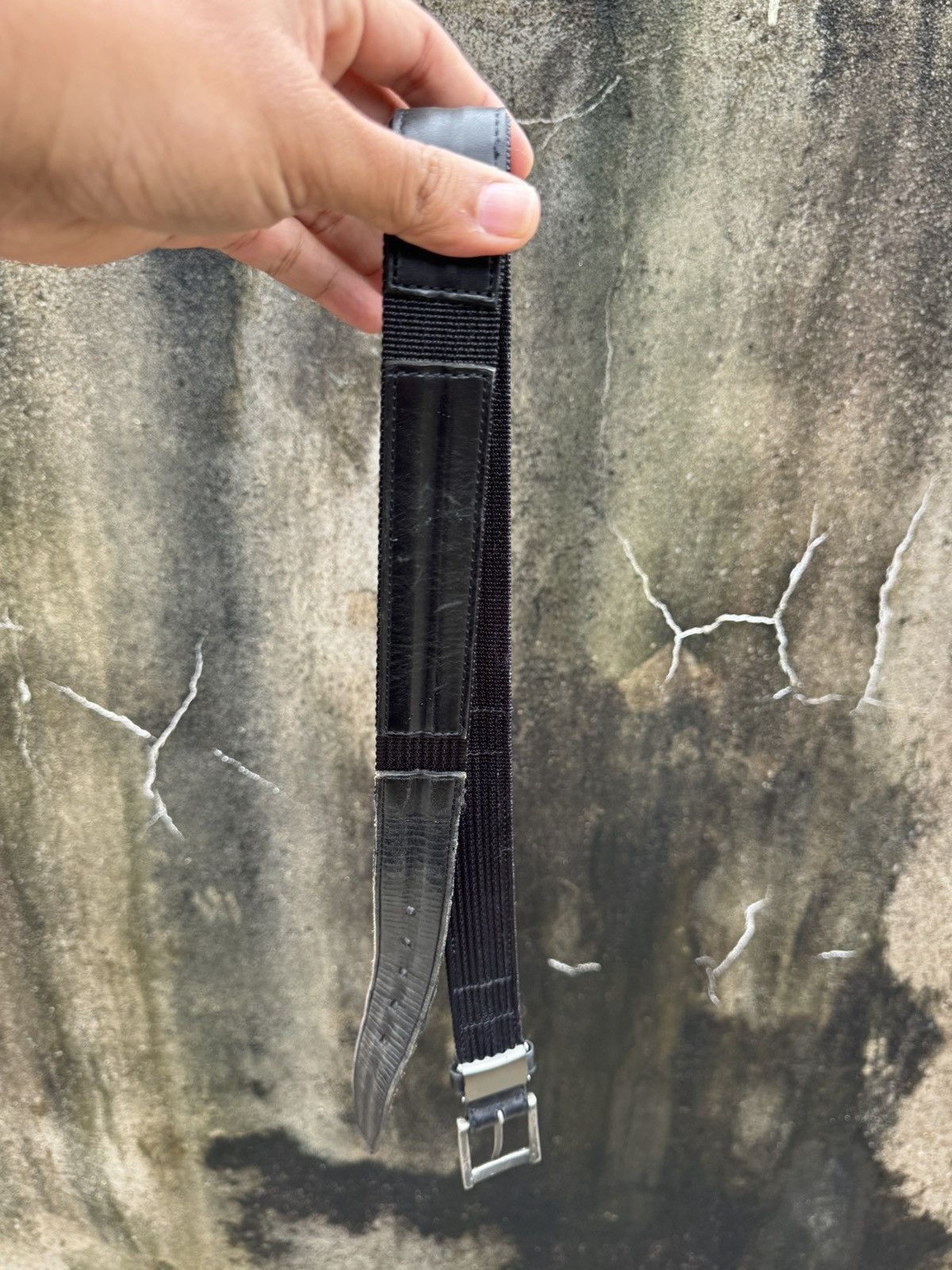 CABANE de ZUCCa × Issey Miyake × Japanese Brand IM Product By Issey Miyake Leather/Nylon Belt Size ONE SIZE - 3 Thumbnail