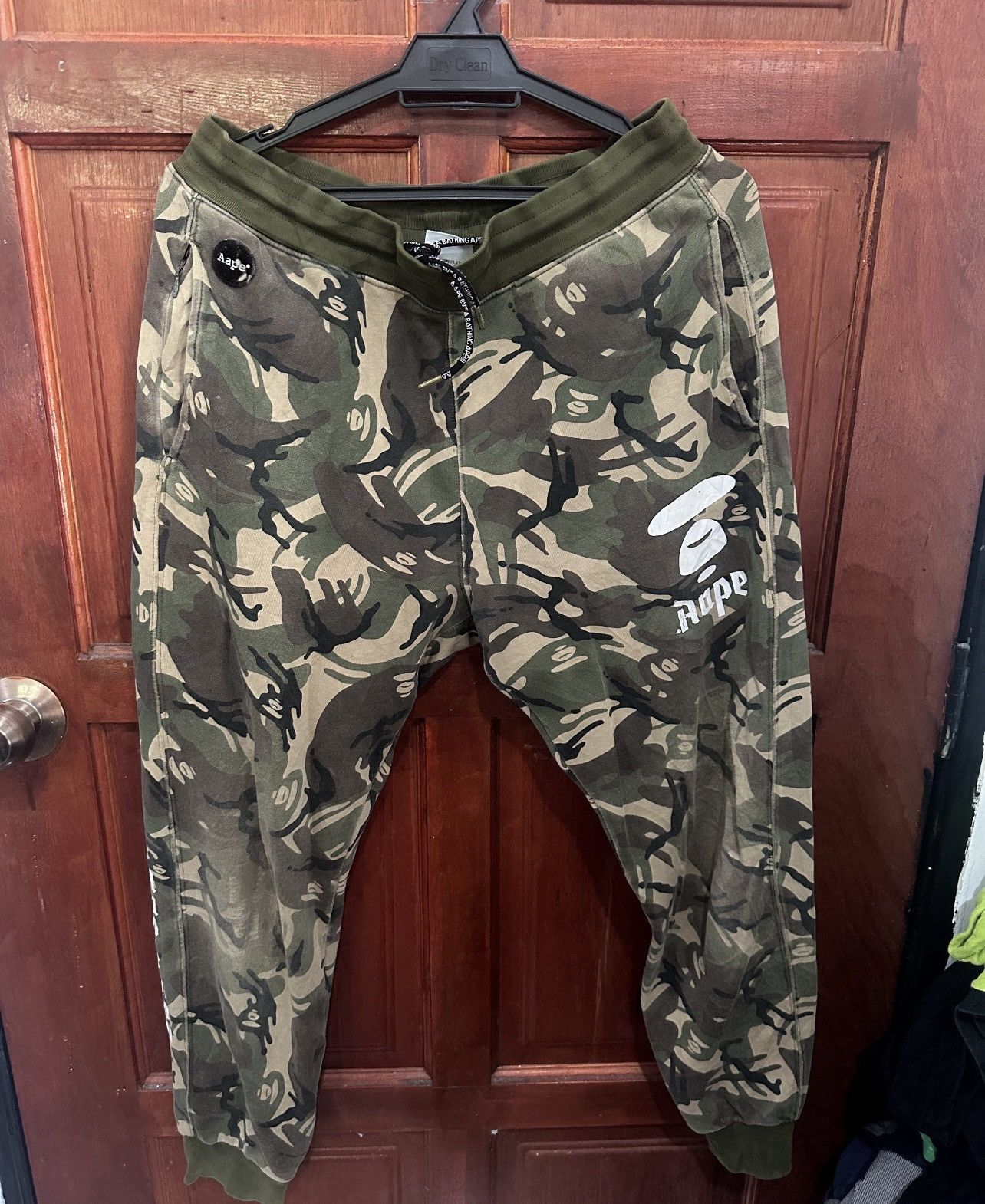 Aape Aape Camo Sweatpants A Bathing Ape Size US 30 / EU 46 - 1 Thumbnail