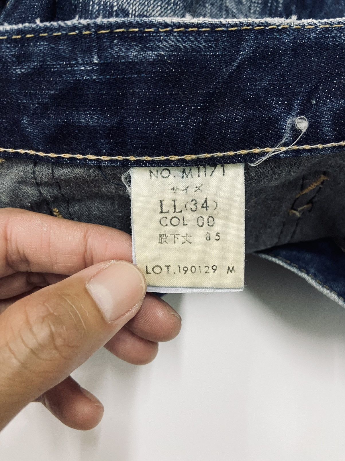 Japanese Brand BLUE WAY DISTRESSED JEANS Size US 34 / EU 50 - 19 Thumbnail