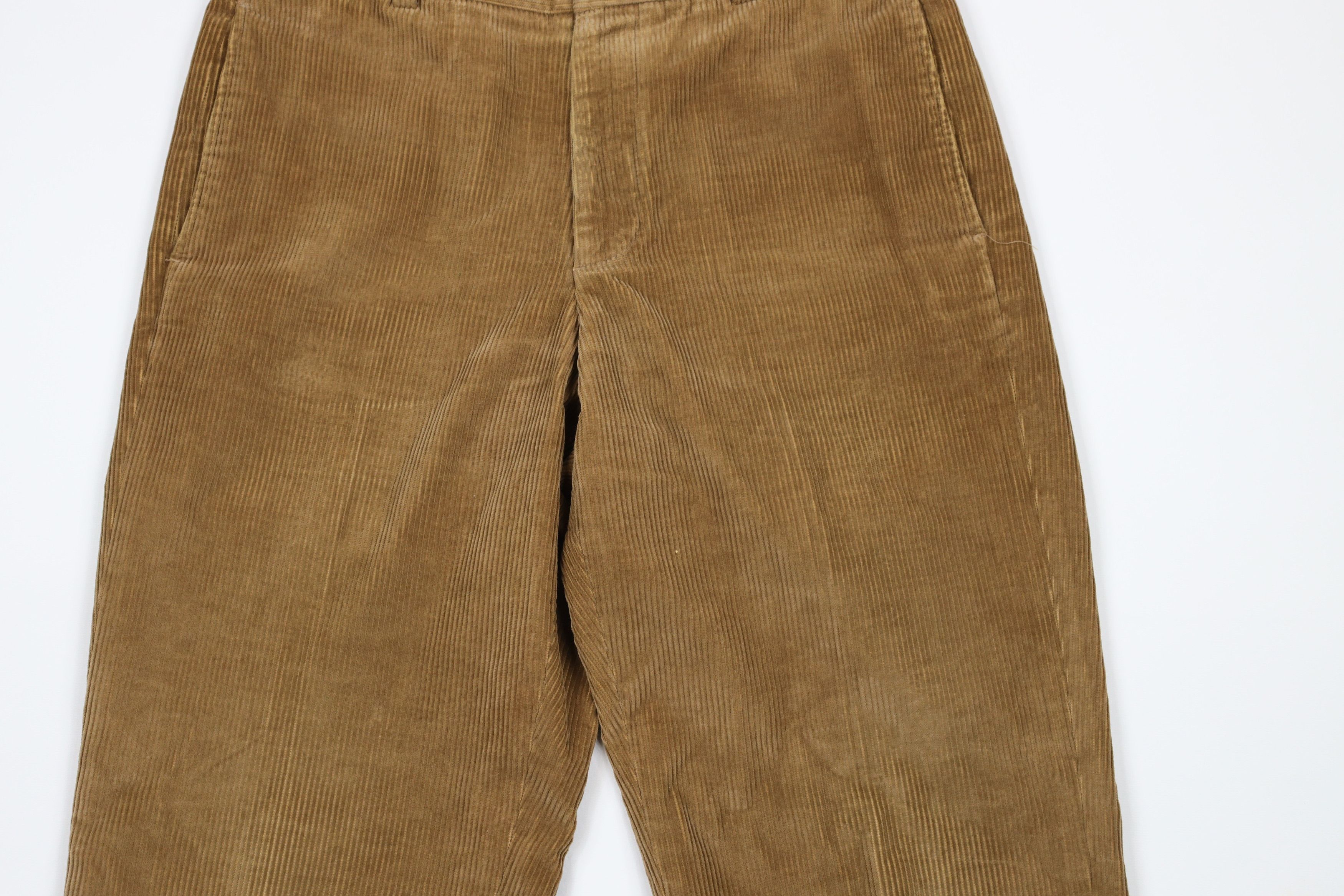 Brooks Brothers × Vintage Vintage Brooks Brothers Front Hudson Corduroy Pants Brown Size 32 - 3 Thumbnail