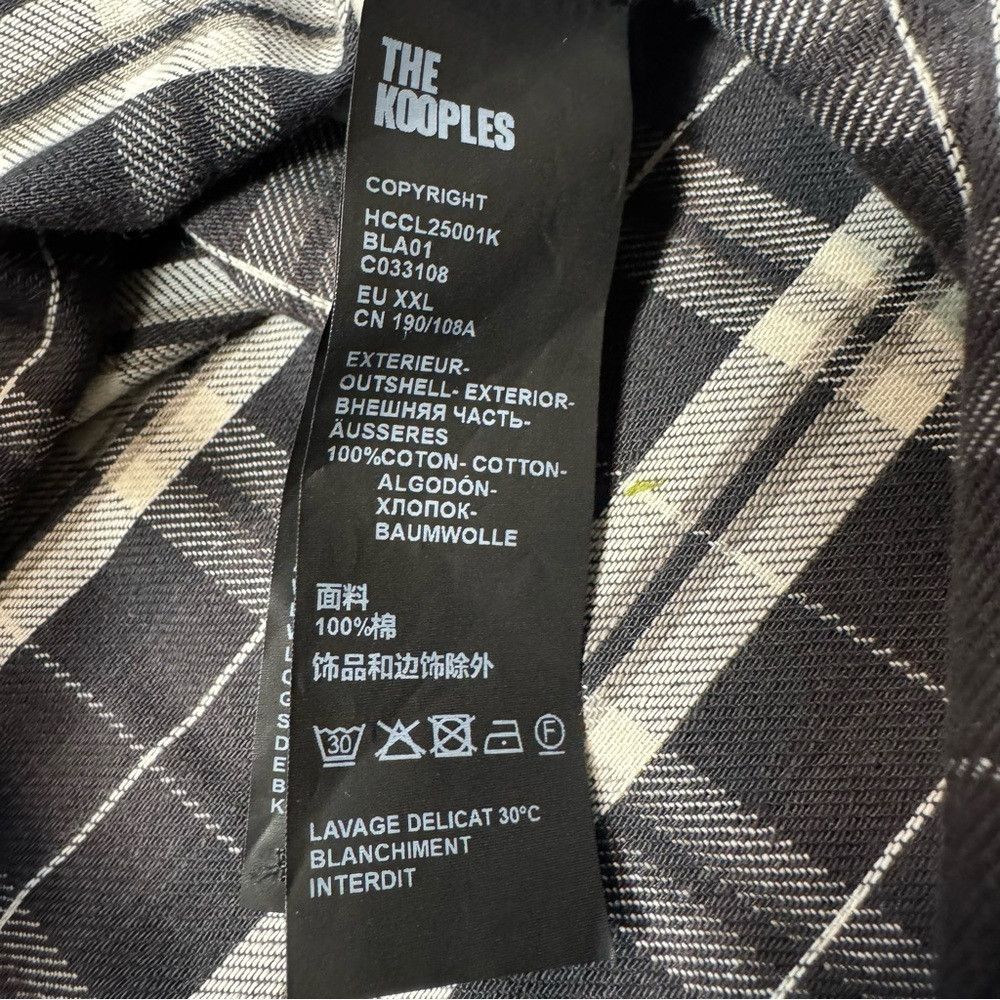 The Kooples NWT New $245 The Kooples Plaid Flap Pocket Cotton Shirt Siz Size US XXL / EU 58 / 5 - 8 Thumbnail