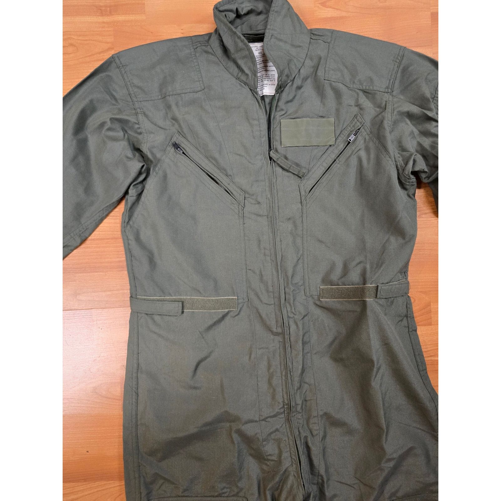 Vintage 1983 USAF Flyers Coveralls Summer FR Scovill Zipper 46L Size US L / EU 52-54 / 3 - 2 Thumbnail