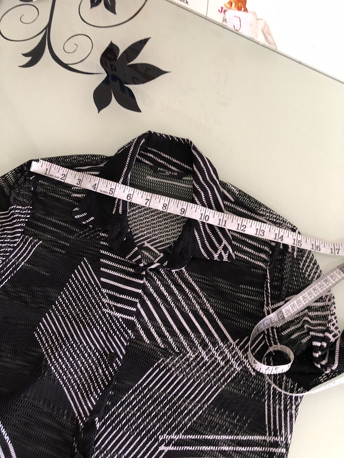 Japanese Brand Issey Miyake Design Program Transparent Button Up Shirt Size XS / US 0-2 / IT 36-38 - 14 Thumbnail