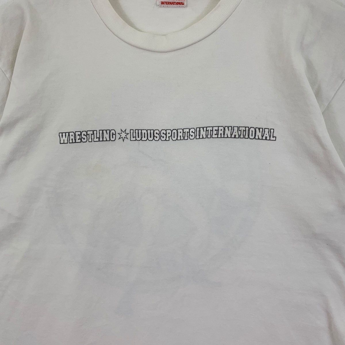 Vintage Vintage LUDUS SPORTS WRESTLING International Tee Shirt Top Size US M / EU 48-50 / 2 - 4 Thumbnail