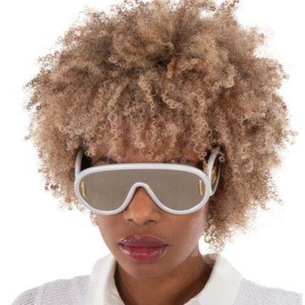 Loewe NEW LOEWE SUNGLASSES LW40108I 24C GRAY MASK UNISEX EYEWEAR Size ONE SIZE - 2 Thumbnail