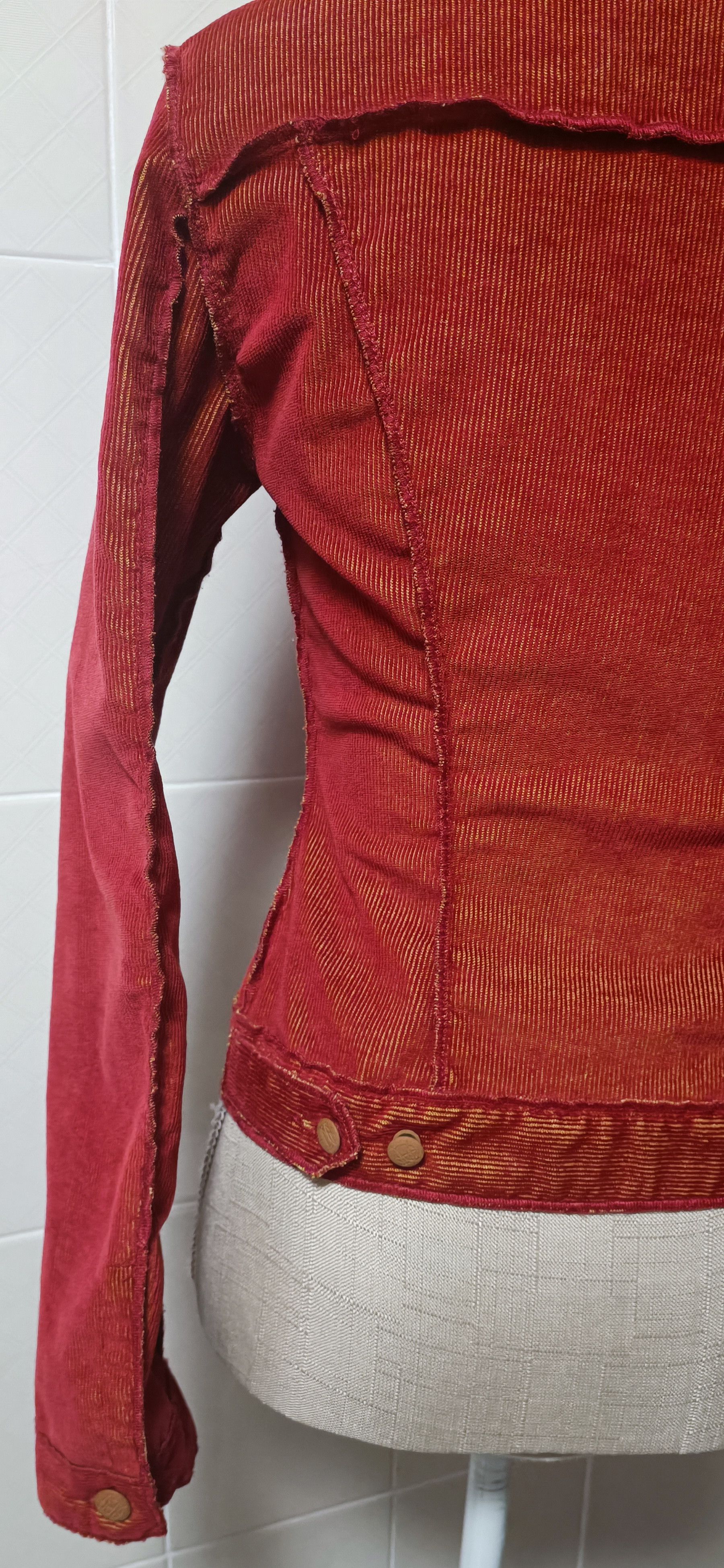 Jean Paul Gaultier 90's - Lightweight fine corduroy jacket Size S / US 4 / IT 40 - 20 Thumbnail