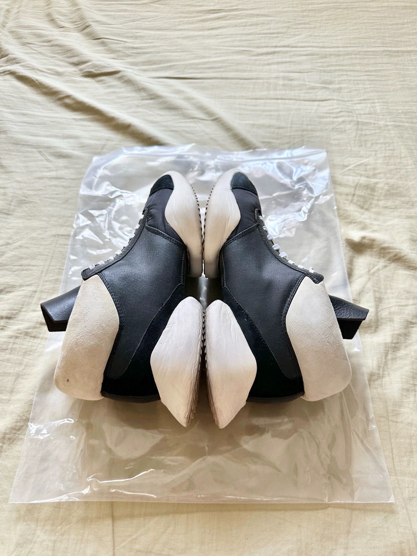 Rick Owens Rick Owens x Adidas RO Runner OG Black White Tank Sneaker Size US 9.5 / EU 42-43 - 7 Thumbnail