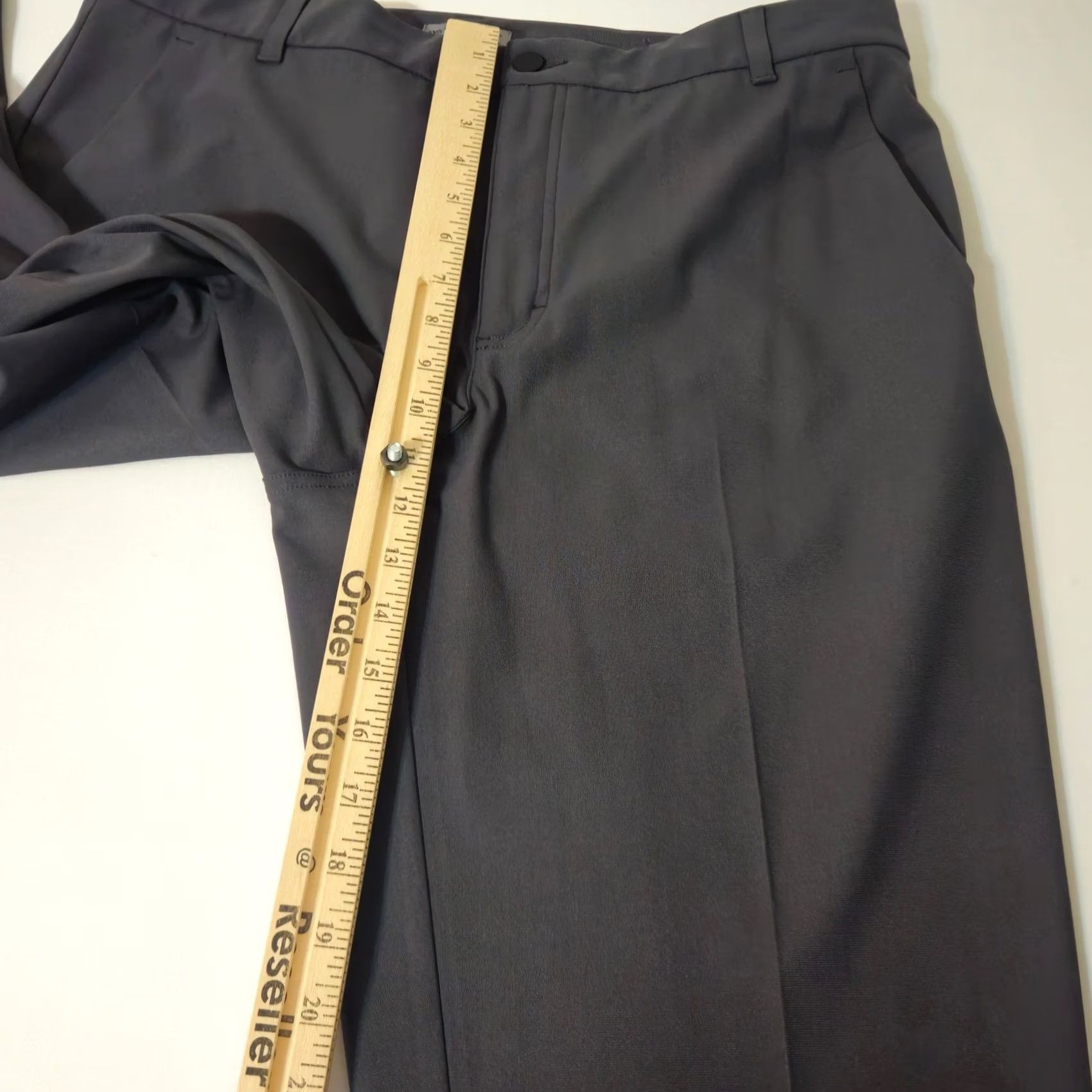Vintage VRST Mens Performance Stretch Flat Front Trousers Size US 36 / EU 52 - 7 Thumbnail