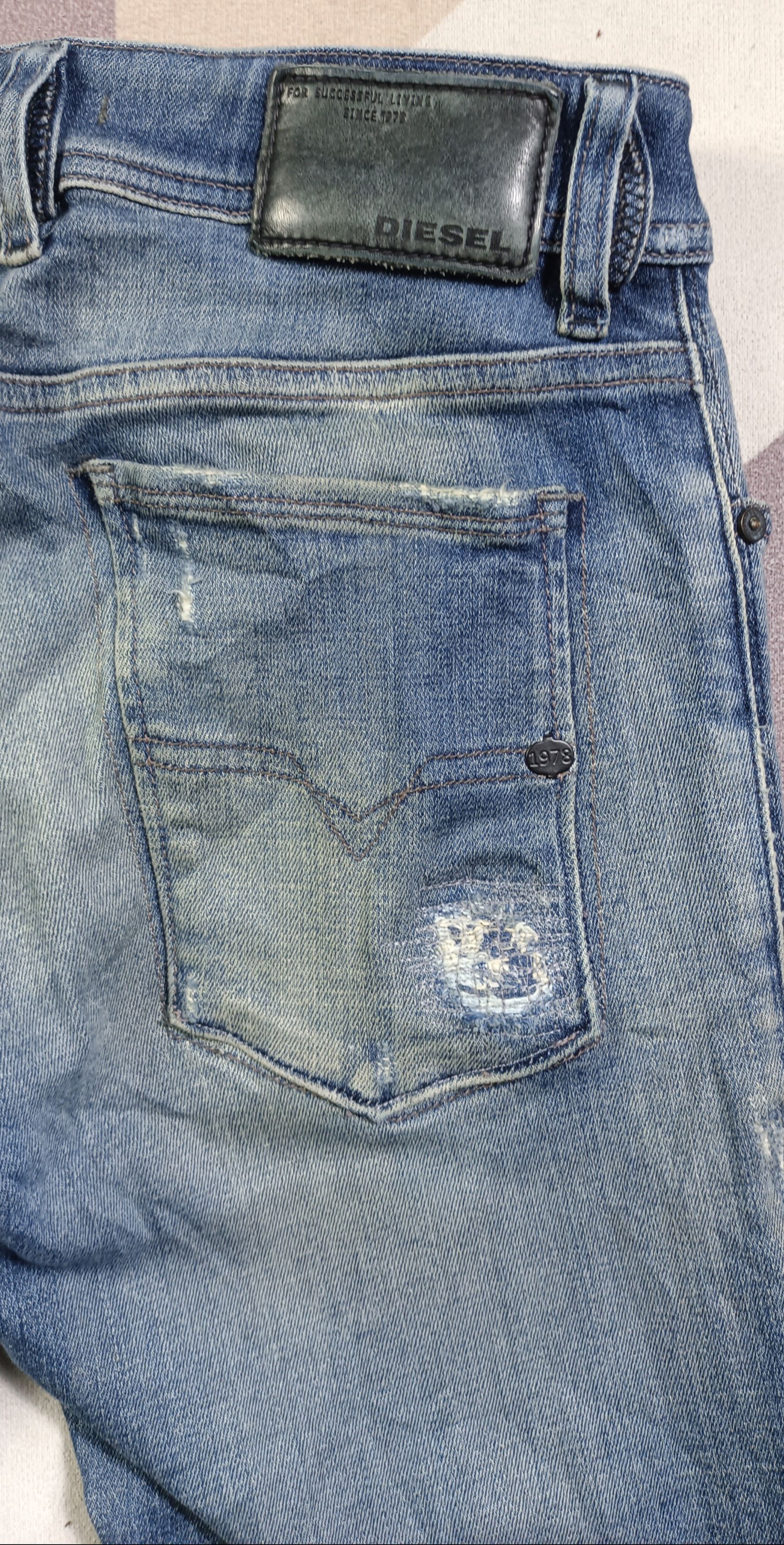 Diesel 🔥Diesel SLEENKER slim skinny 1978 Cowhide Leather Size US 30 / EU 46 - 7 Thumbnail