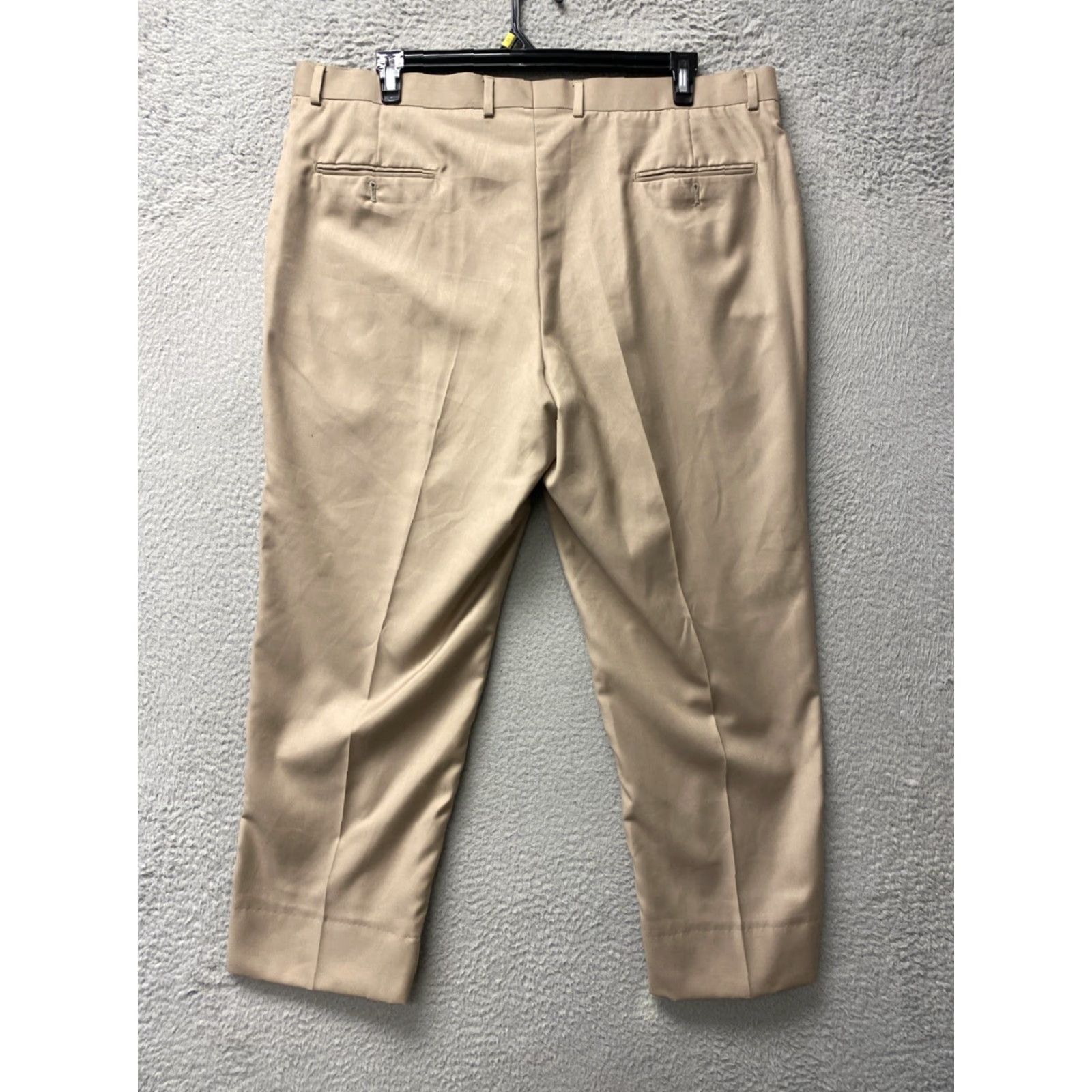 Pronto Uomo Pronto Uomo Dress Pants 40x30 Dark Ginger Flat Front Wool Regular Fit Mens Size US 40 / EU 56 - 5 Thumbnail