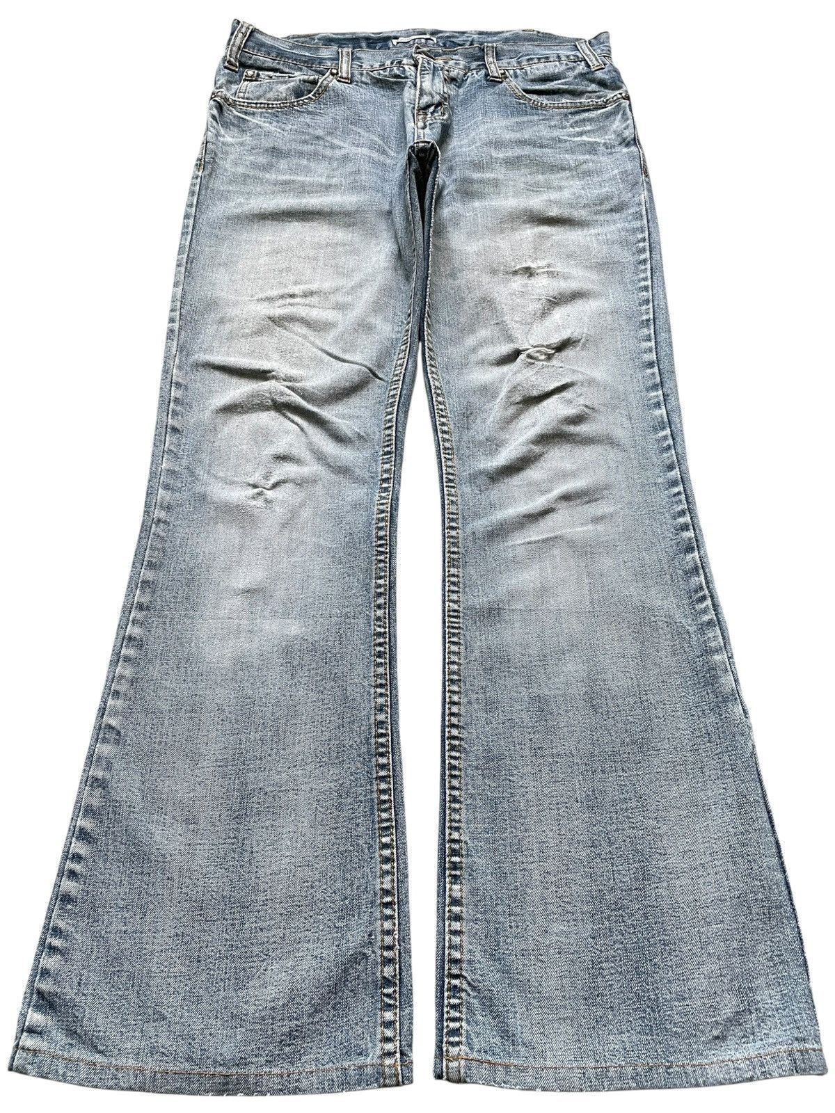 Japanese Brand Vintage Japanese Brand Faded Bootcut Flare Jeans Size US 30 / EU 46 - 1 Thumbnail
