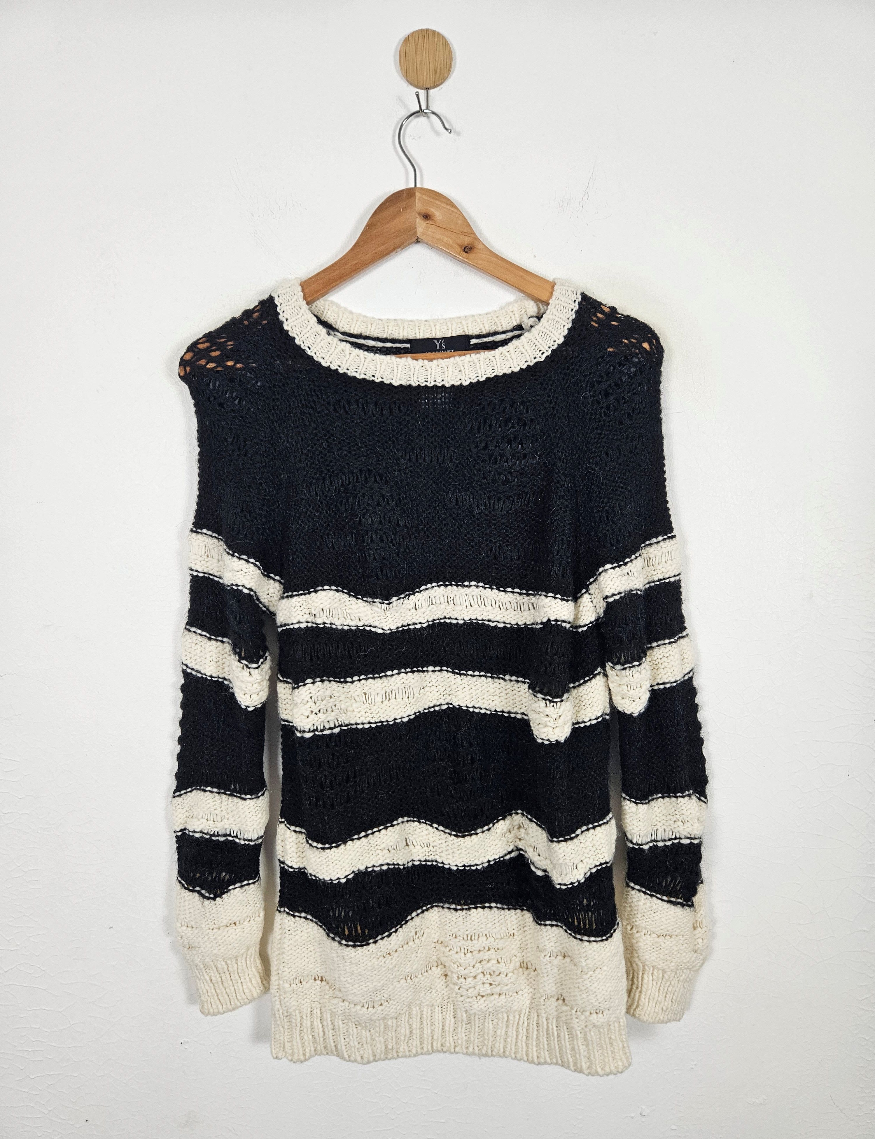 Yohji Yamamoto Yohji Yamamoto Y's for Men Knit mohair Sweatshirt Size US L / EU 52-54 / 3 - 1 Thumbnail