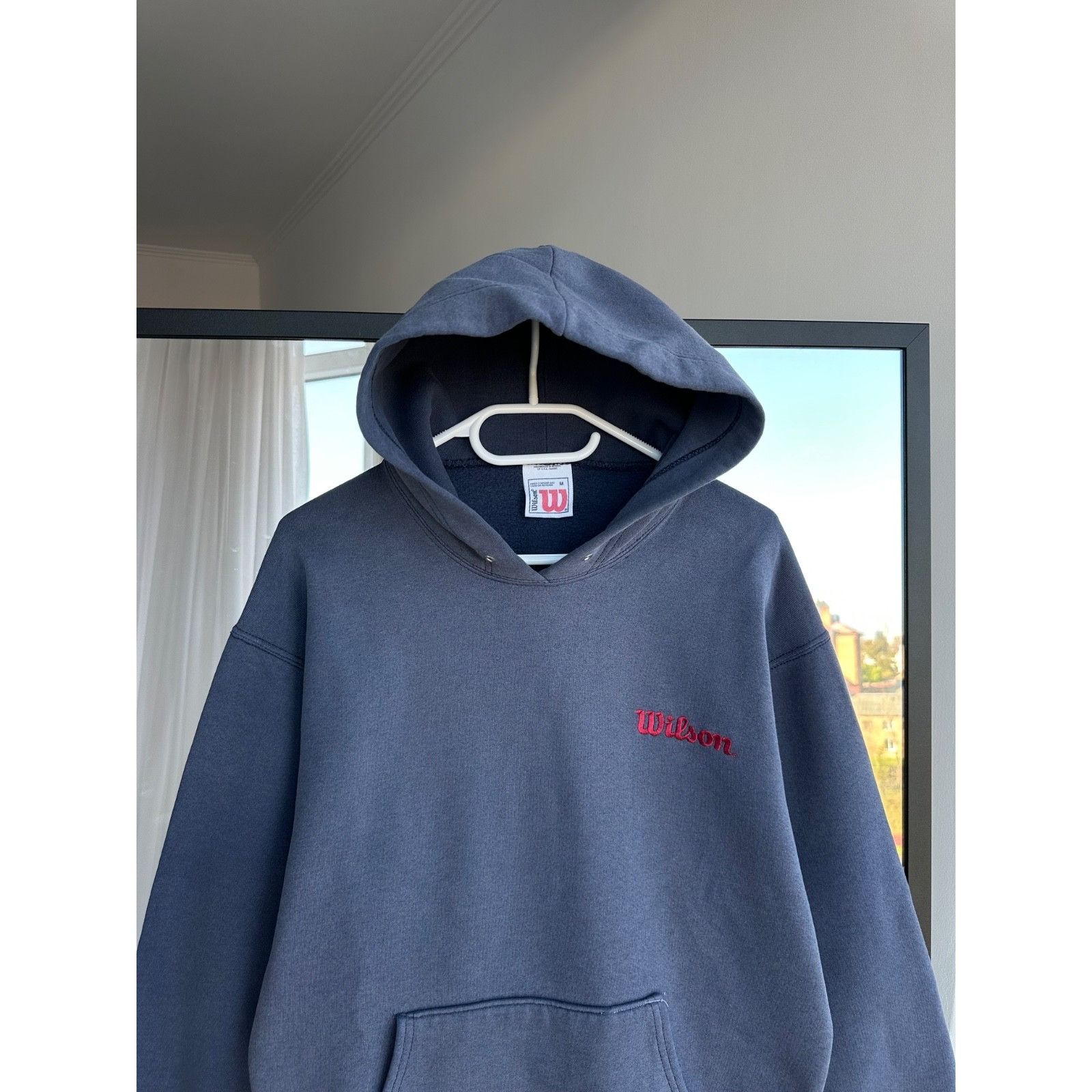 Wilson Vintage Wilson 90s Woman Washed Tennis Hoodie Sz M Size M / US 6-8 / IT 42-44 - 3 Thumbnail