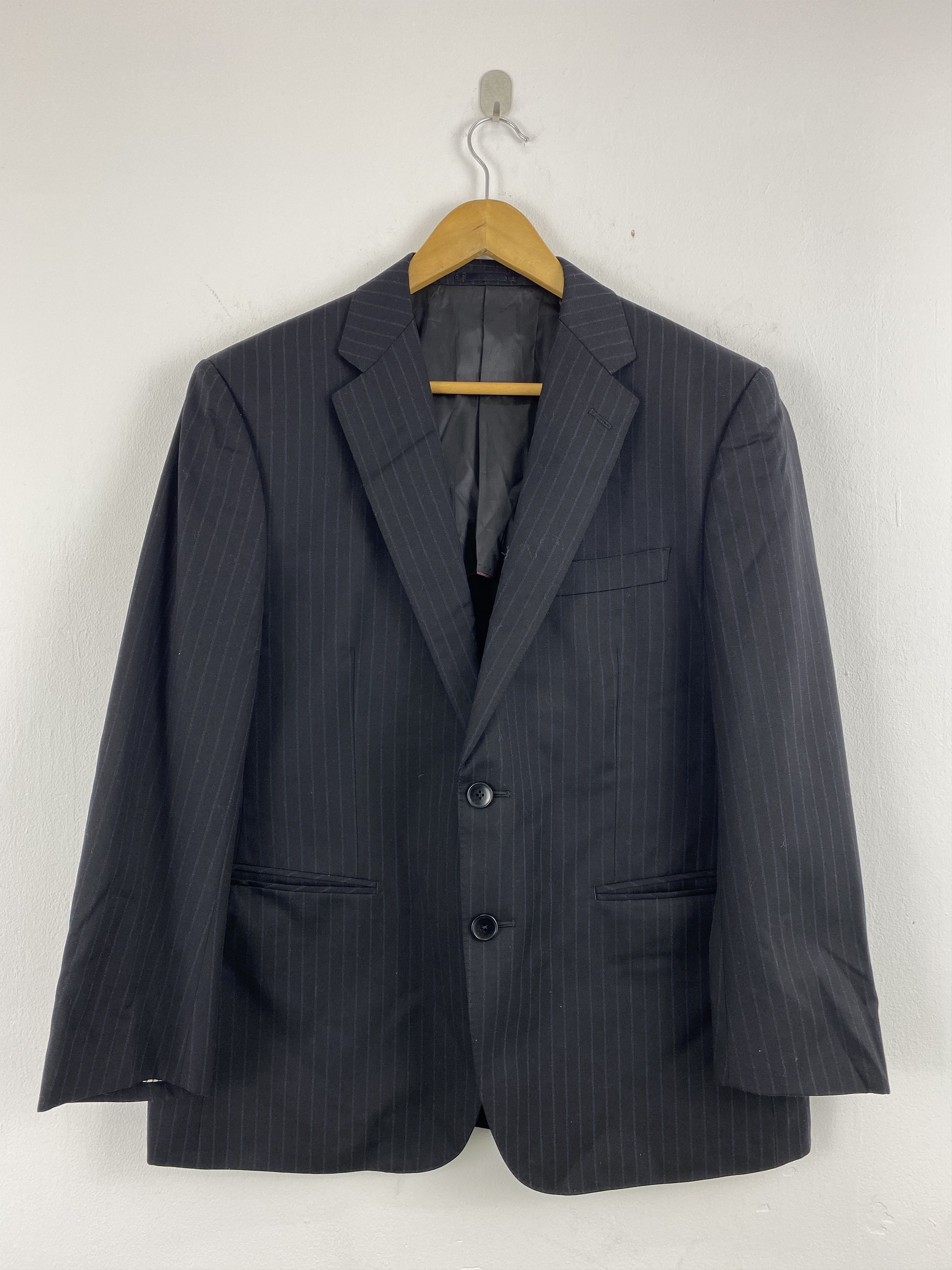 Kansai Yamamoto Vintage Kansai Yamamoto Striped Blazer Jacket JA0094 Size US L / EU 52-54 / 3 - 1 Thumbnail