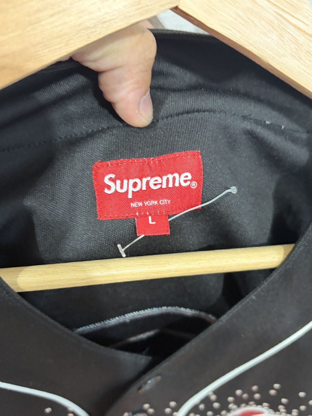Supreme Supreme Rhinstones Baseball Black Jersey Size US L / EU 52-54 / 3 - 4 Thumbnail