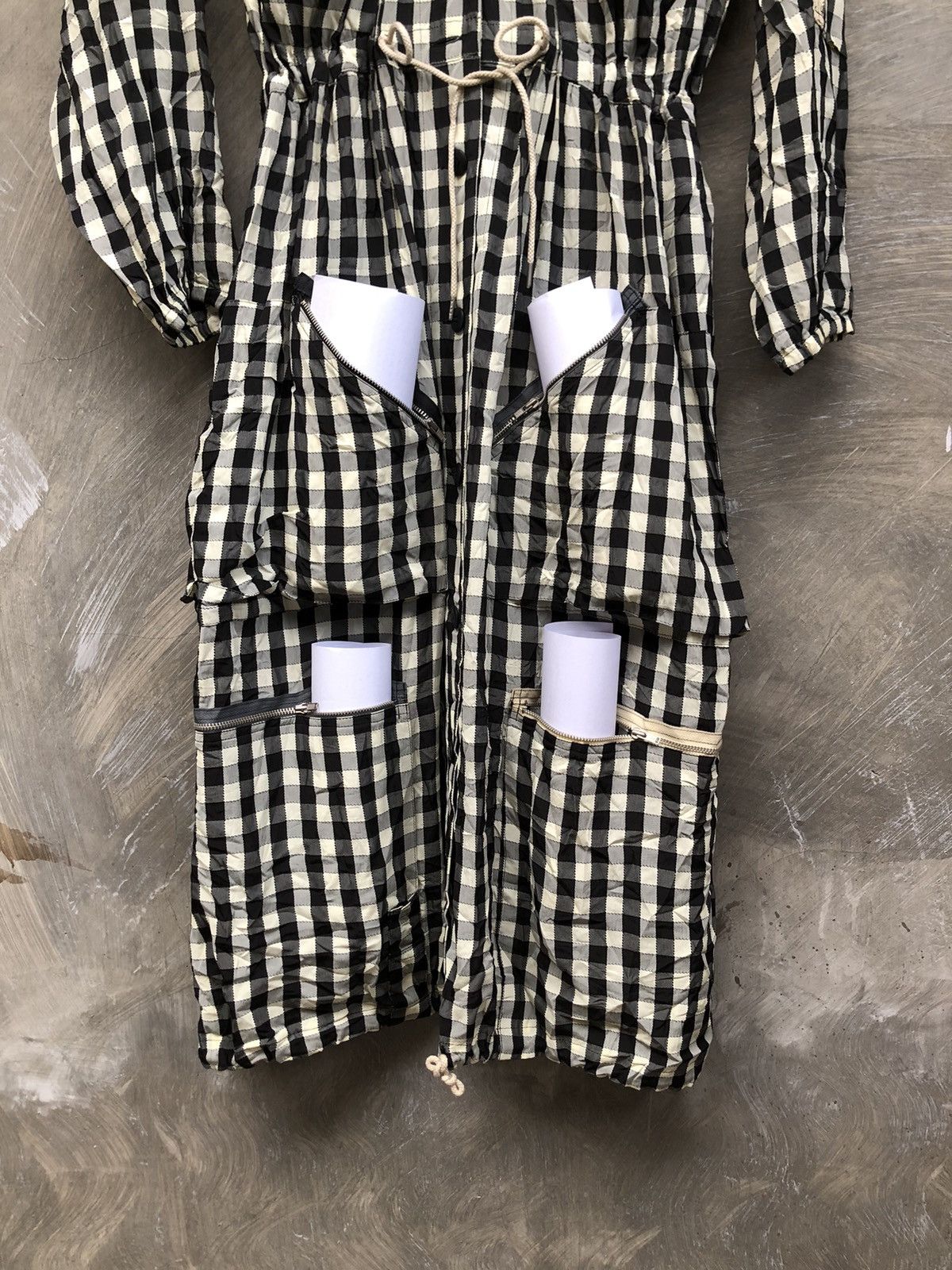 Issey Miyake Vintage Issey Miyake Multi Zipper Pocket Maxi Dress Size M / US 6-8 / IT 42-44 - 6 Thumbnail
