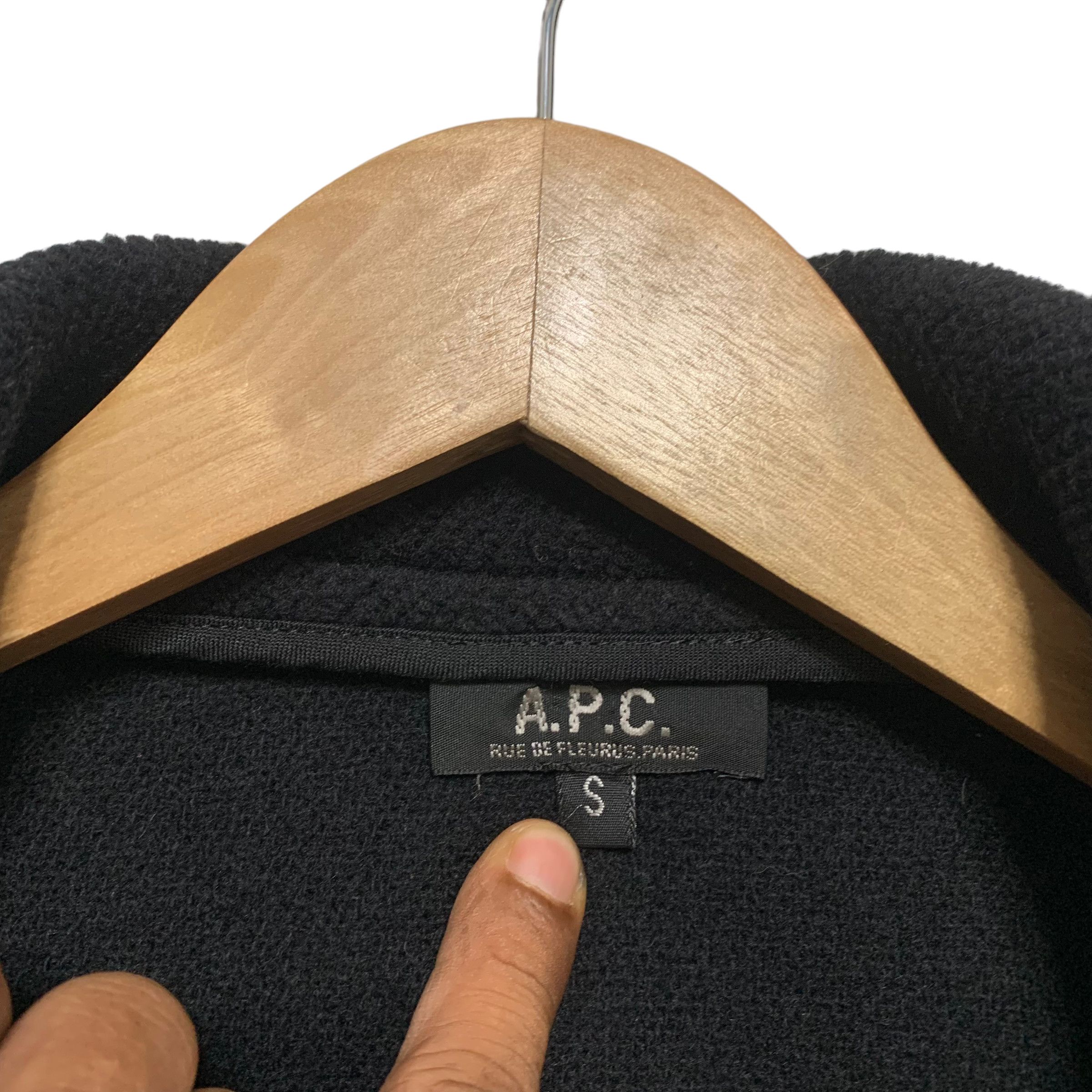 A.P.C. APC Double Breast Wool Coat Jacket Size US S / EU 44-46 / 1 - 7 Thumbnail