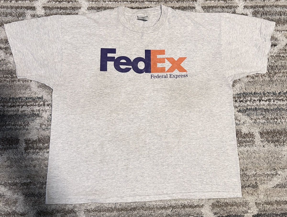 Other Vintage Fedex Express The World On Time Gray T-Shirt Size US XXL / EU 58 / 5 - 1 Thumbnail