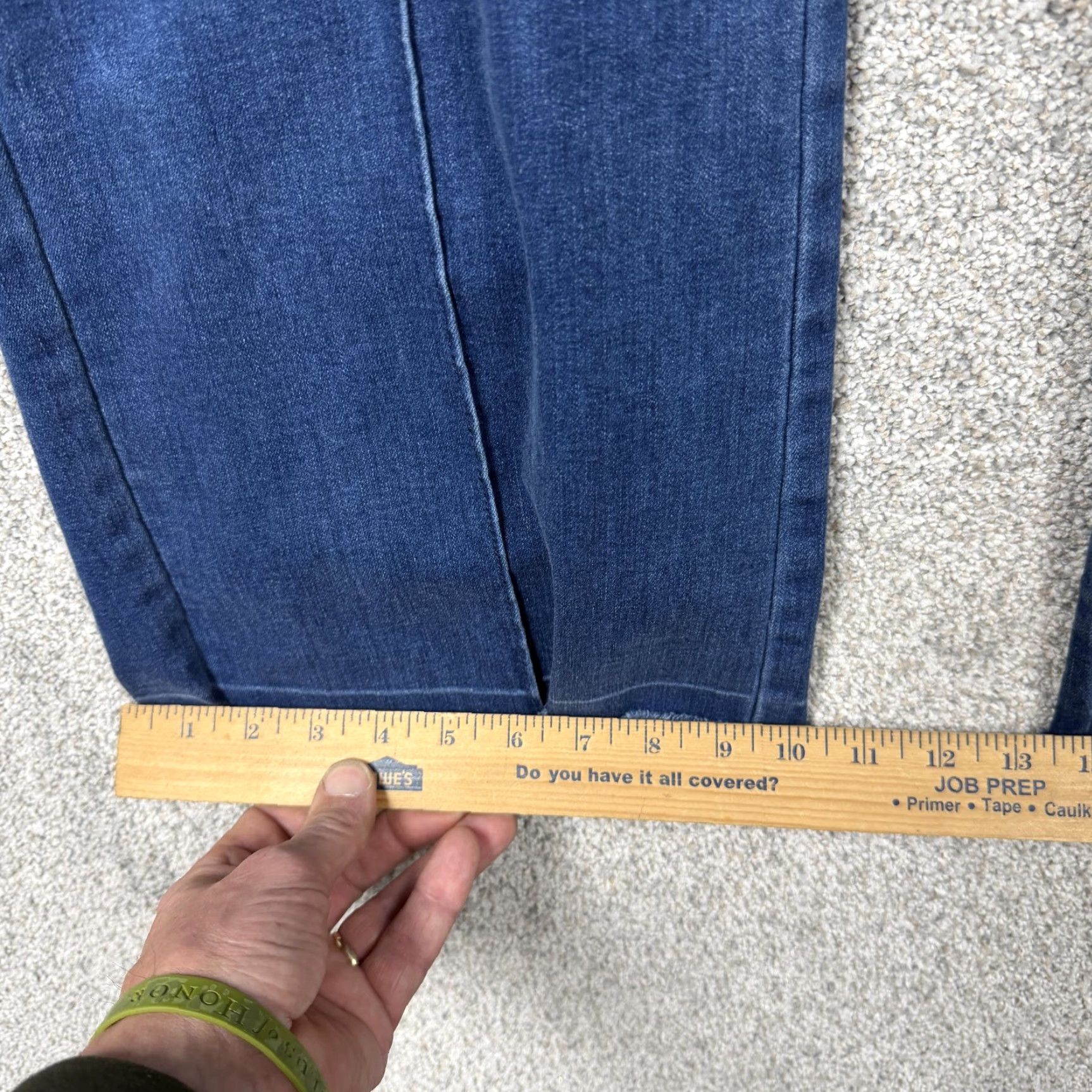 Vintage Isaac Mizrahi Live! Capri Jeans Womens 18W Blue Straight Leg Cropped Denim Size 40" / US 18 - 3 Thumbnail