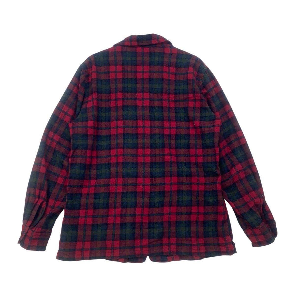 Pendleton Vintage Pendleton Red Checked Tartan Pure Virgin Wool Coat Size US L / EU 52-54 / 3 - 4 Thumbnail