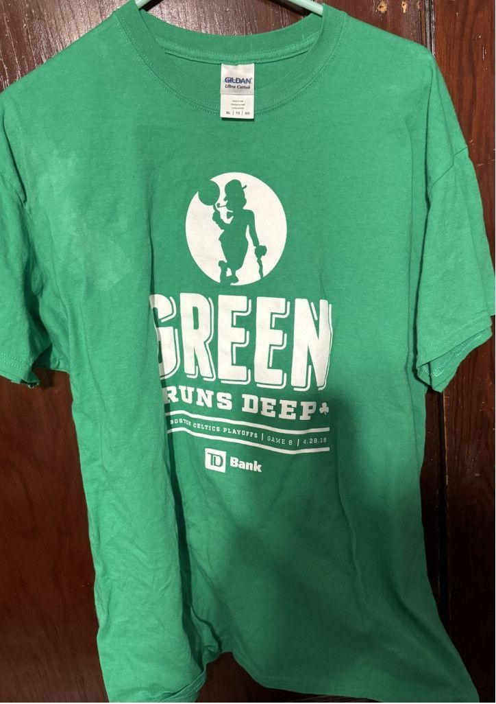 Gildan Boston Celtics Lot of Five (5) T-Shirts Men Sz XL NBA Green Size US XL / EU 56 / 4 - 1 Thumbnail