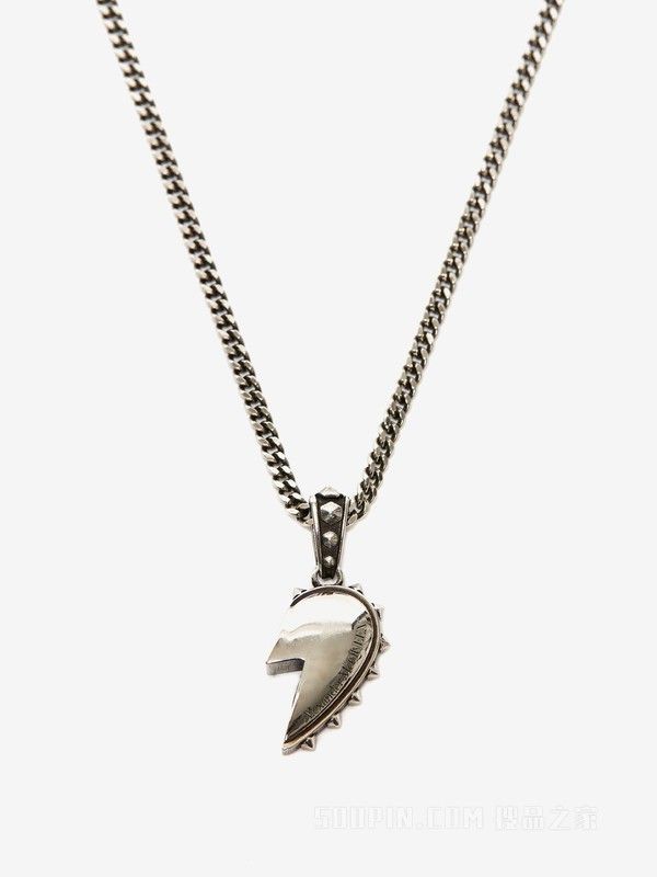 Alexander McQueen o1loc1c0625 Size:OS/ Heart Pendant Necklace Set in Golden Size ONE SIZE - 4 Thumbnail