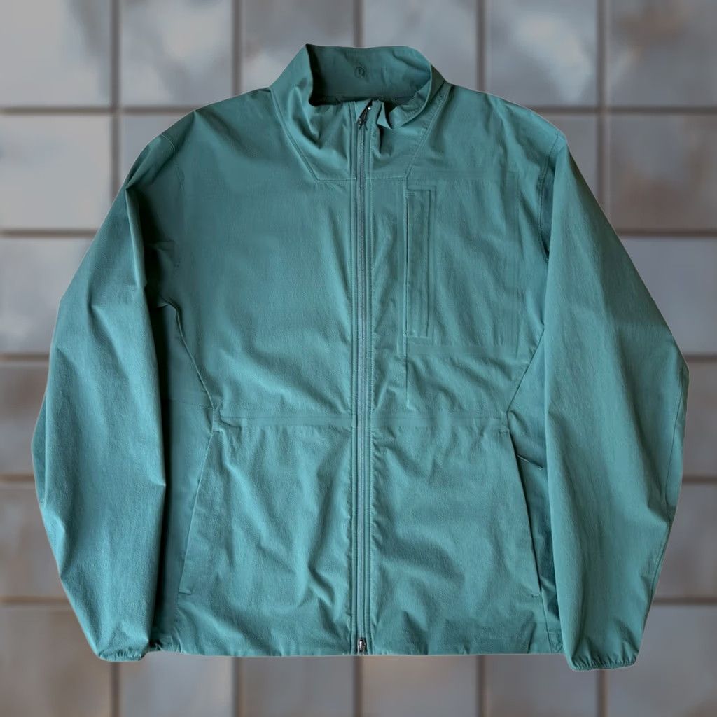Lululemon Lululemon Sojourn Jacket 2XL Green Full Zip Lightweight Sportswear Men Jacket Size US XXL / EU 58 / 5 - 1 Thumbnail