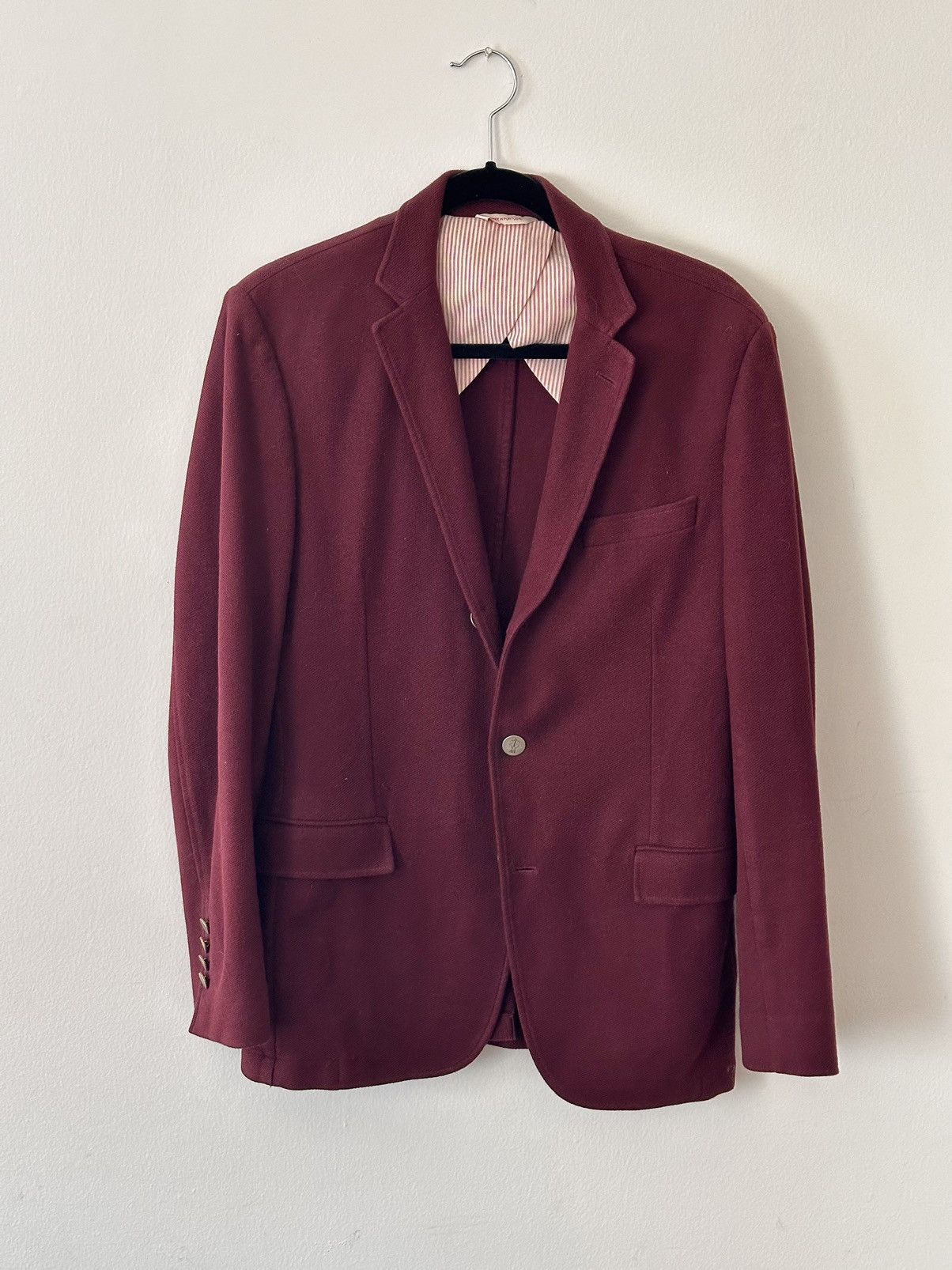 Brooks brothers red fleece blazer store
