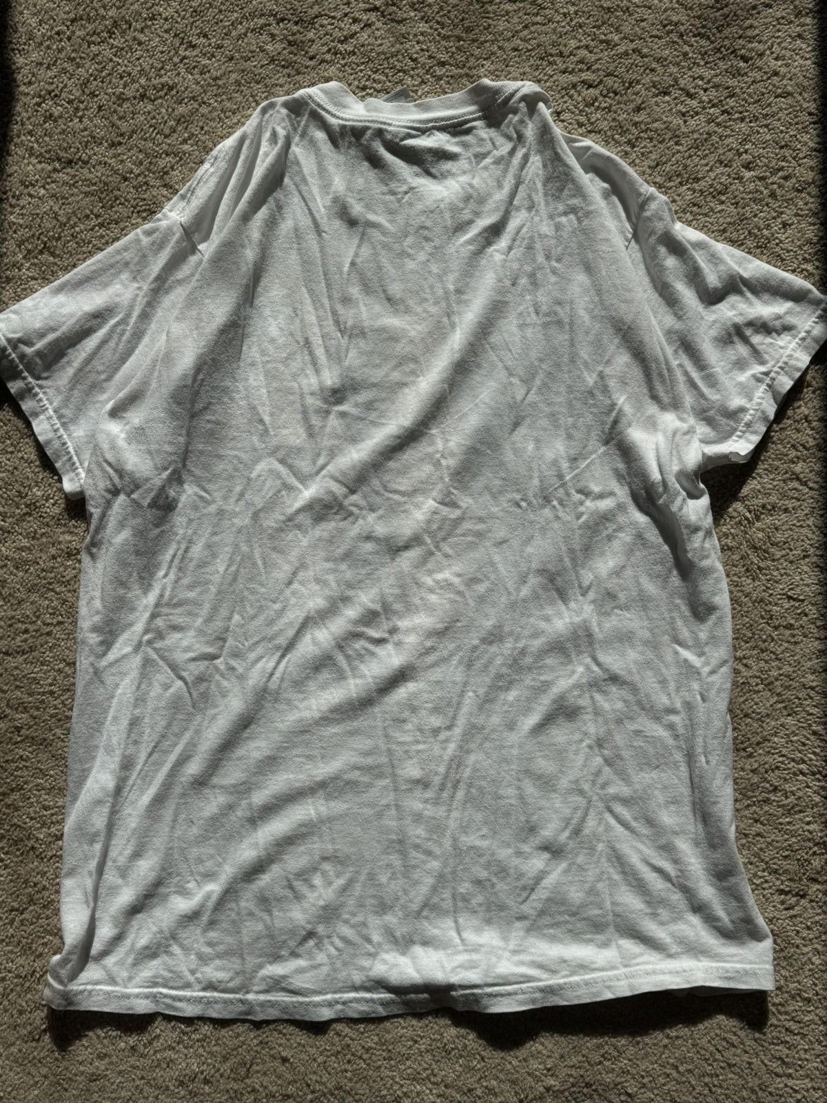 Nike × Vintage Vintage Nike Air Graphic Text Tee White Large Size US L / EU 52-54 / 3 - 5 Thumbnail