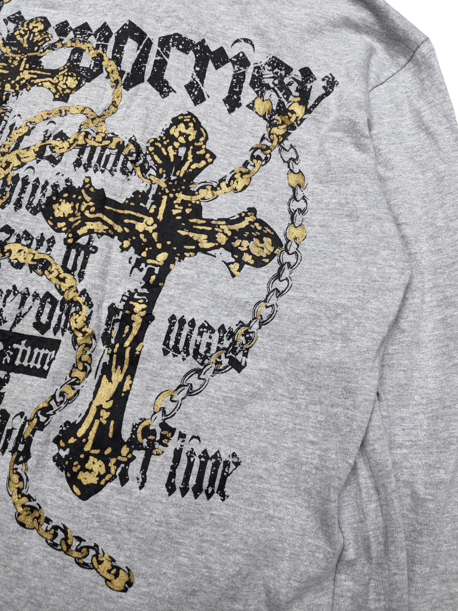 Japanese Brand The Breakers Chain Cross Poem Long Sleeve t-shirt Size US L / EU 52-54 / 3 - 4 Thumbnail