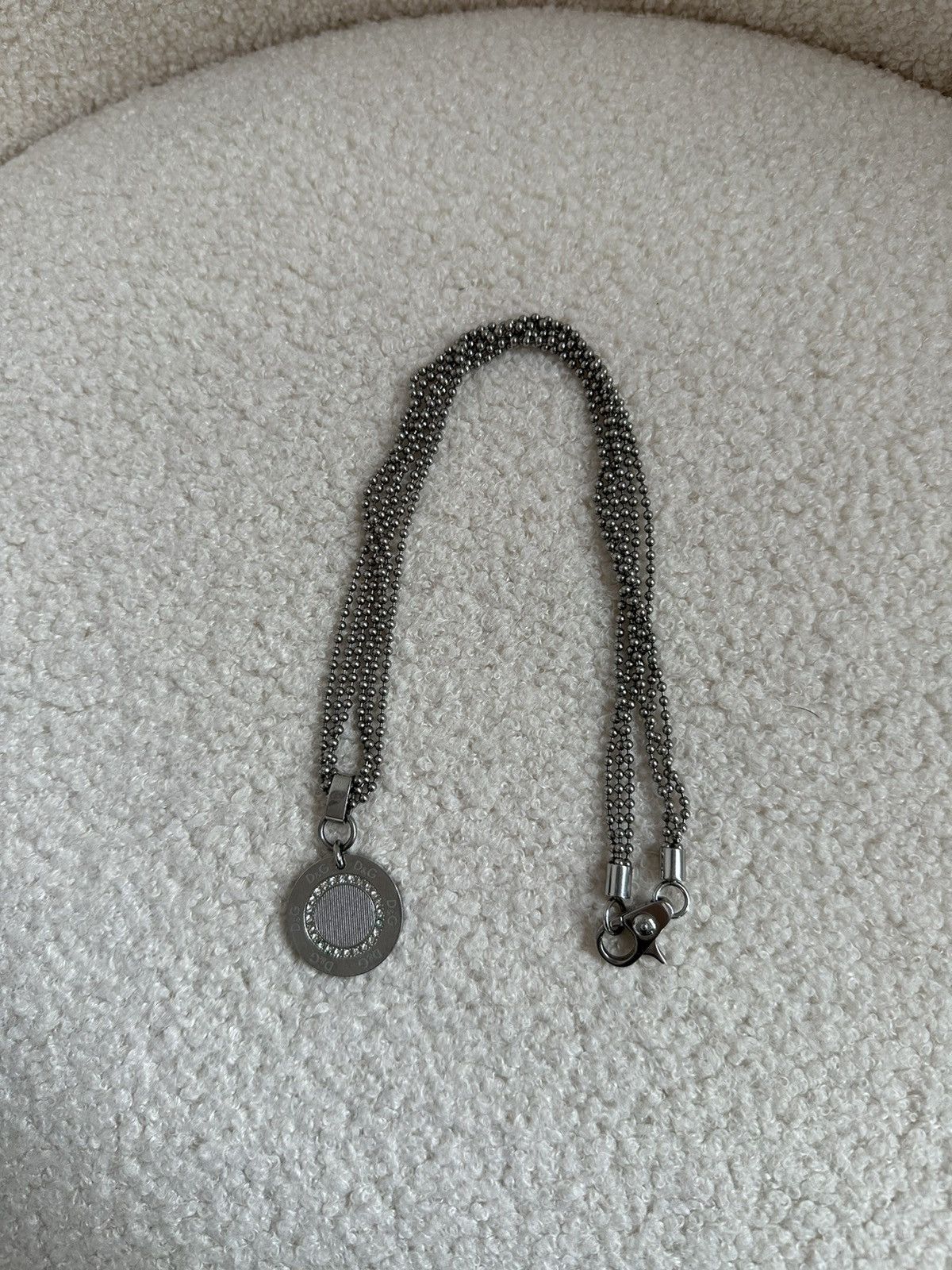 Dolce & Gabbana DOLCE & GABBANA Silver Horn Pendant with