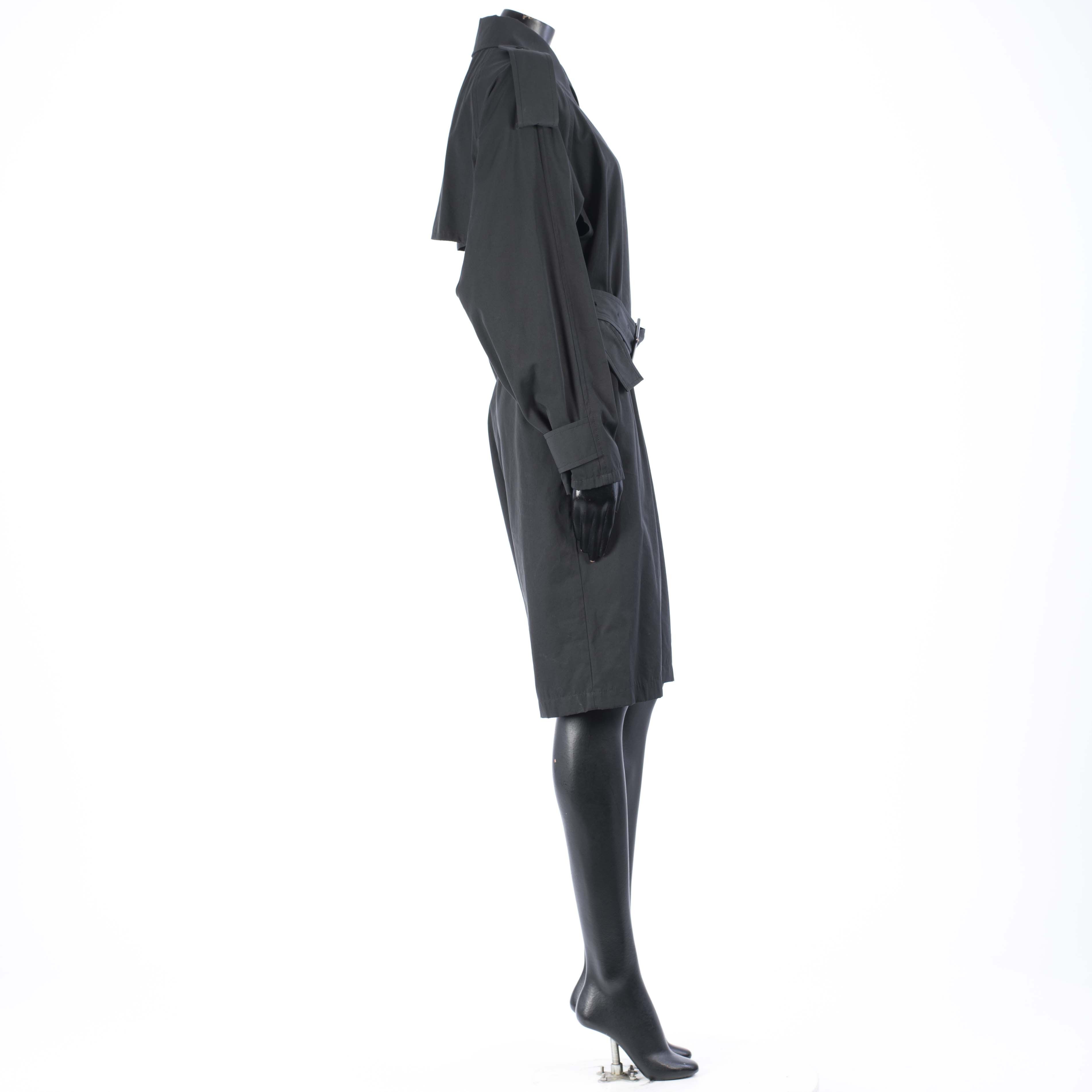Bottega Veneta Jumpsuit With Asymmetrical Fastening In Black Cotton Blend Size 27" / US 4 / IT 40 - 4 Thumbnail