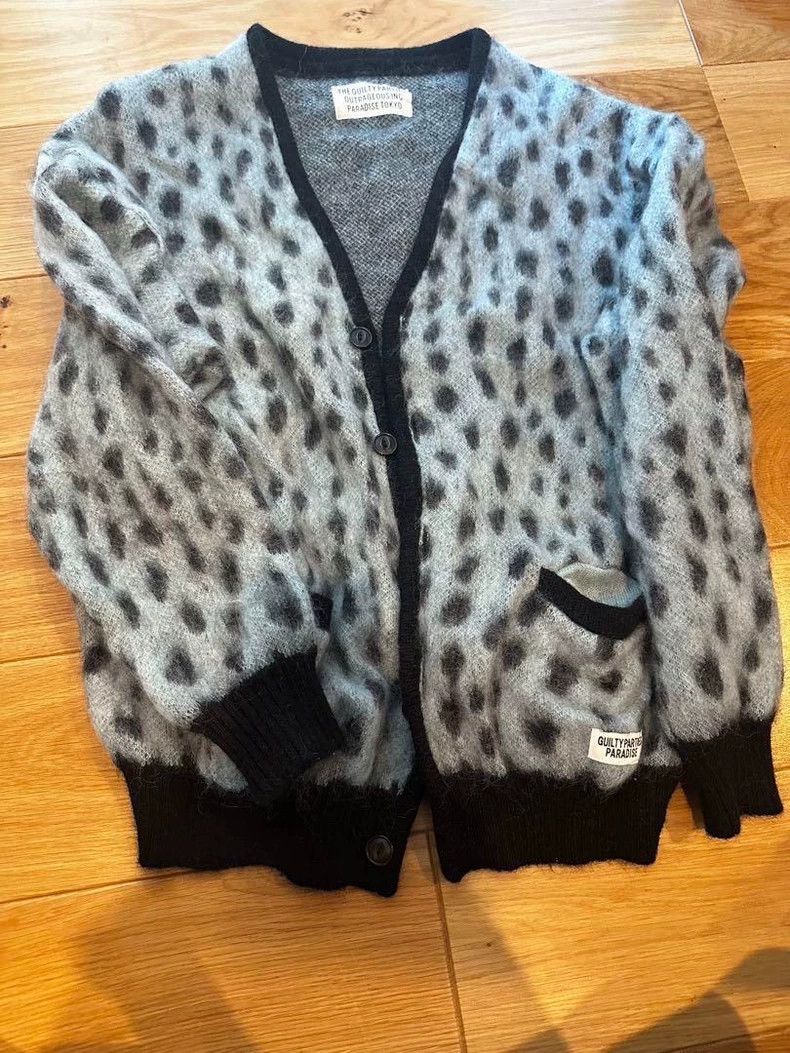 Wacko Maria wacko maria Leopard-print seahorse hair knitted cardigan 25 Size US L / EU 52-54 / 3 - 3 Thumbnail