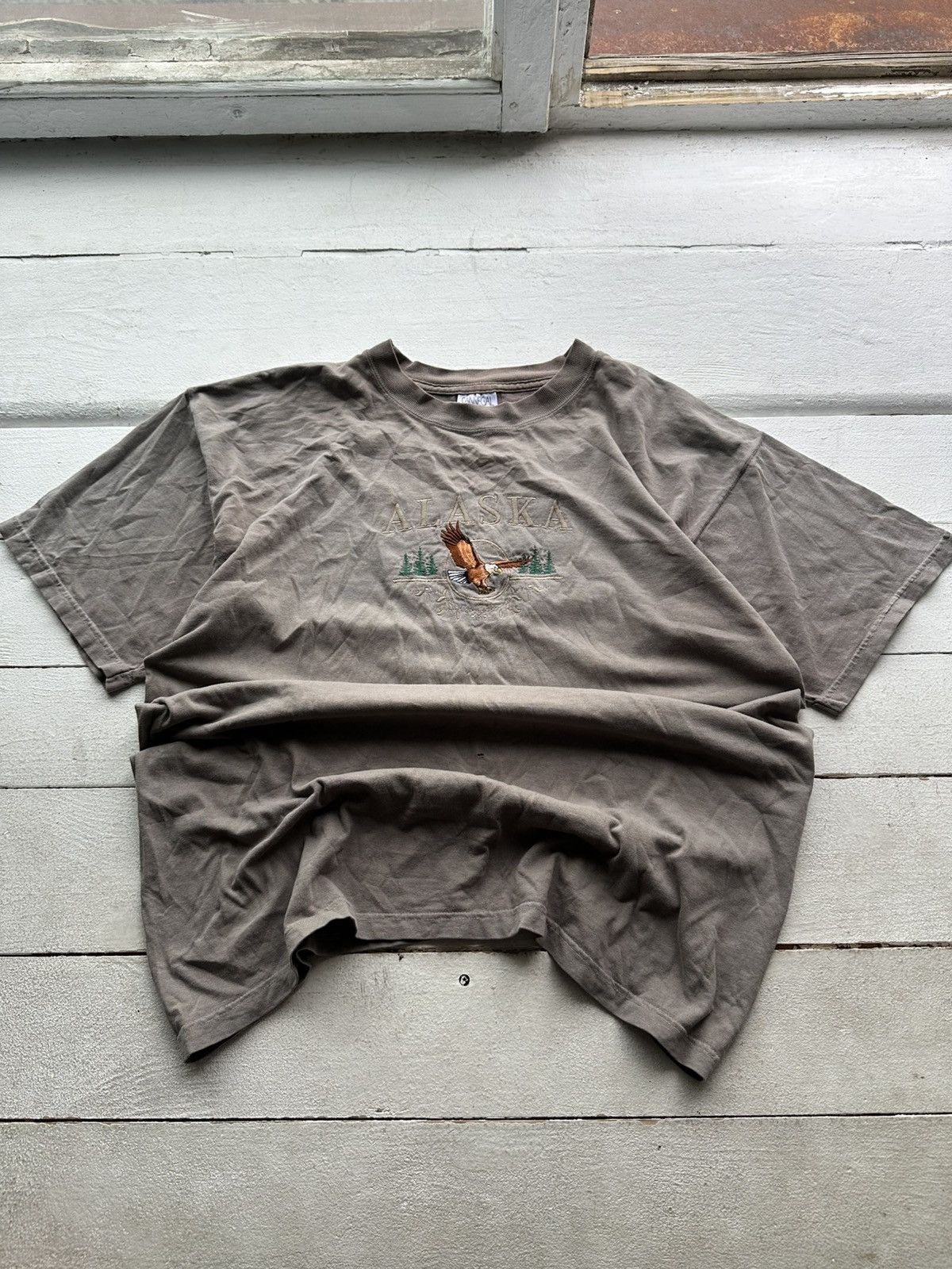 Vintage 🚨Vintage ALASKA USA STATE Big Print Made in USA T-Shirt Size US L / EU 52-54 / 3 - 1 Thumbnail