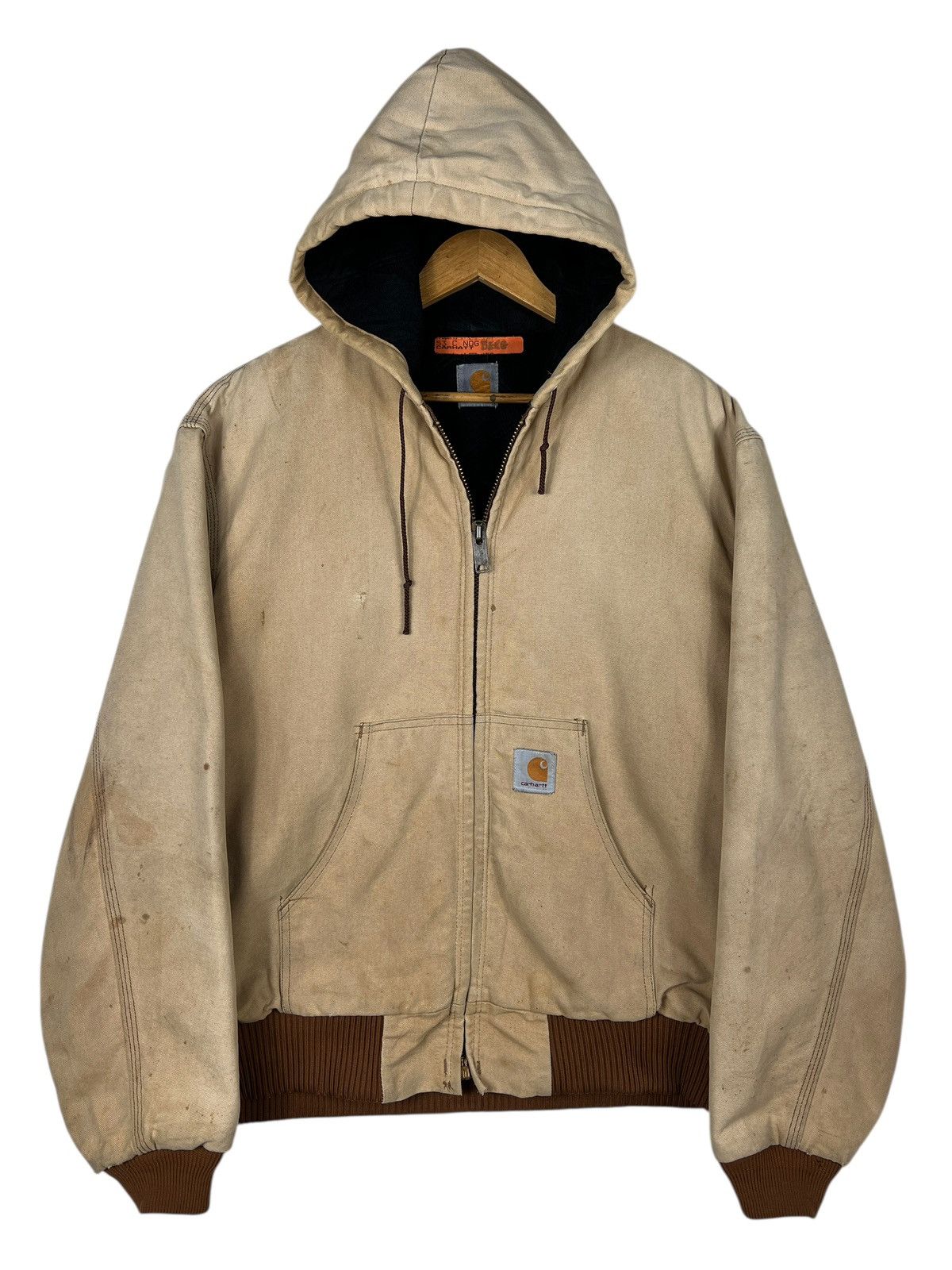 Carhartt 🔥 Vintage Carhartt Active Quilted Liner Duck Canvas Jacket Size US XL / EU 56 / 4 - 4 Thumbnail
