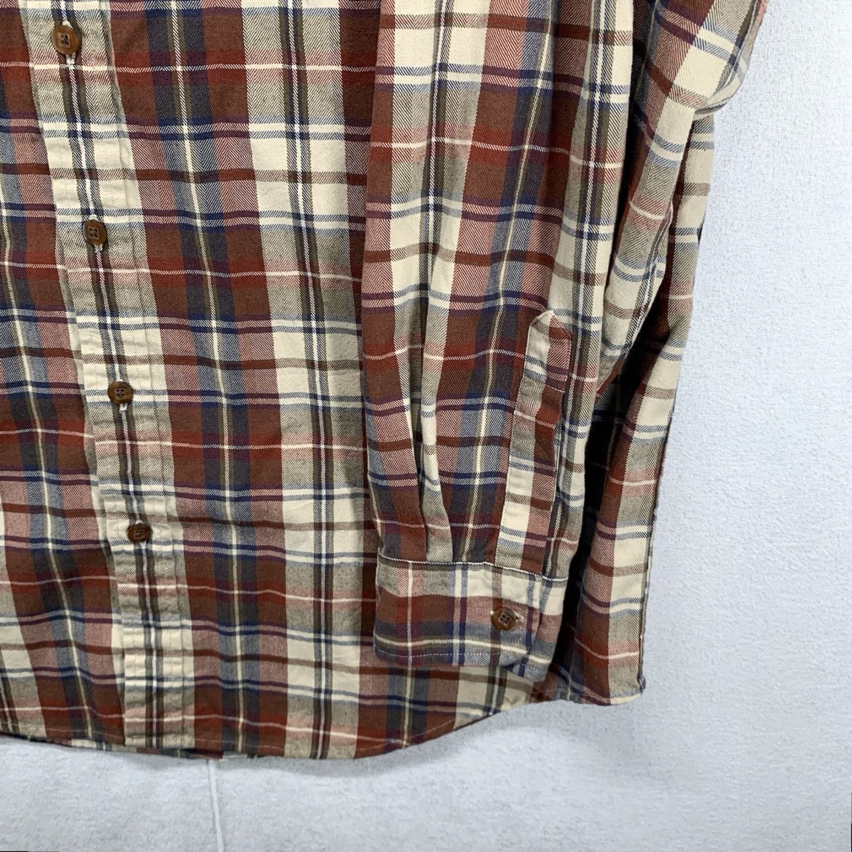 Vintage VINTAGE L.L. Bean Button-Up Plaid Shirt LT Brown Outdoor 90s Mens Size US L / EU 52-54 / 3 - 6 Thumbnail