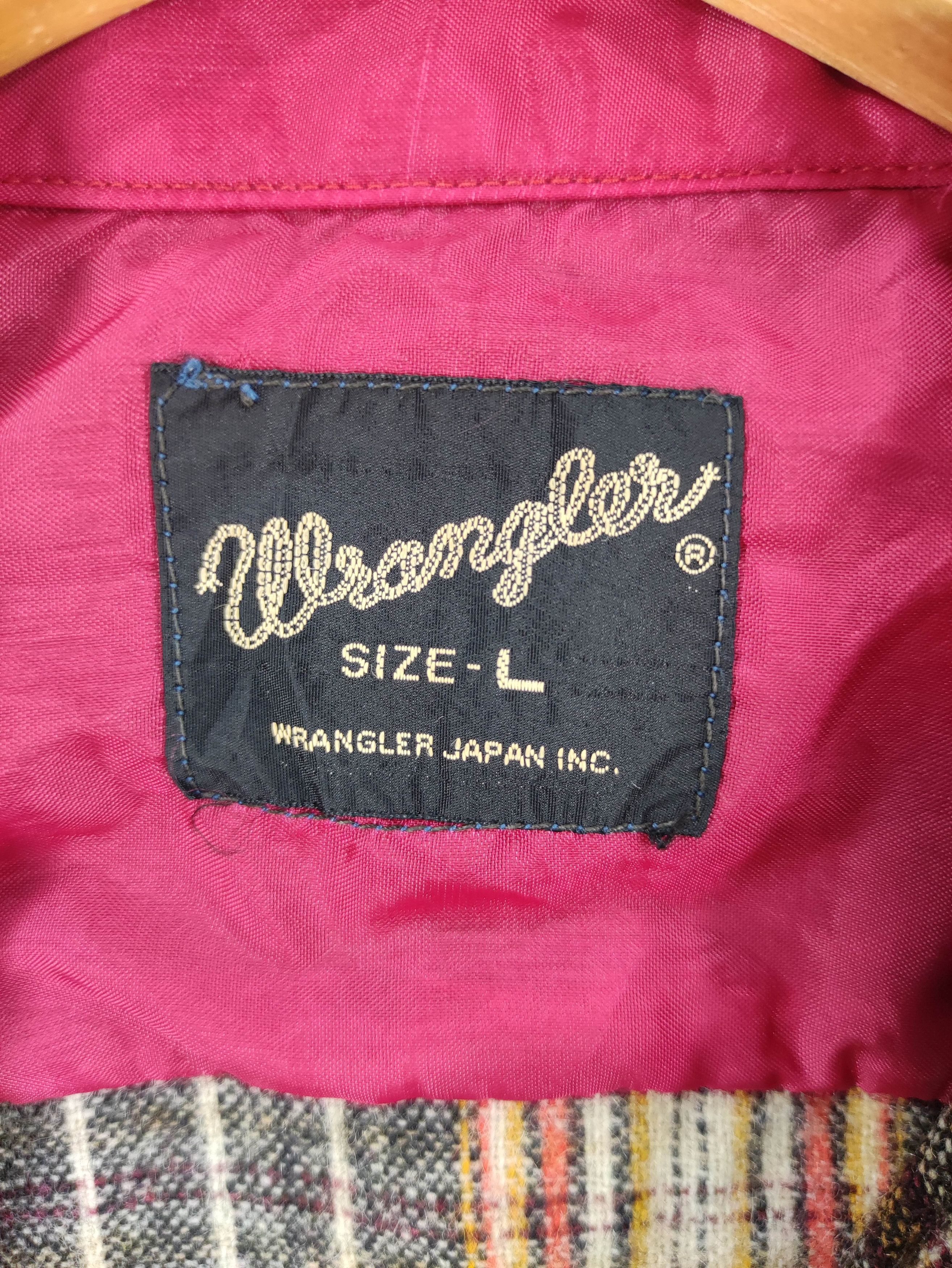 Wrangler Vintage Wrangler Wool Shirt Button Up Long Sleeve Size US M / EU 48-50 / 2 - 2 Thumbnail