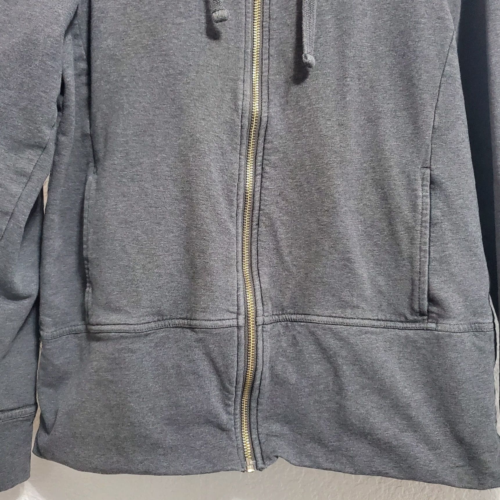 Vintage VINTAGE Pact Hoodie Women M Gray Full Zip Organic Cotton Sweatshirt Sustainable Size M / US 6-8 / IT 42-44 - 7 Thumbnail