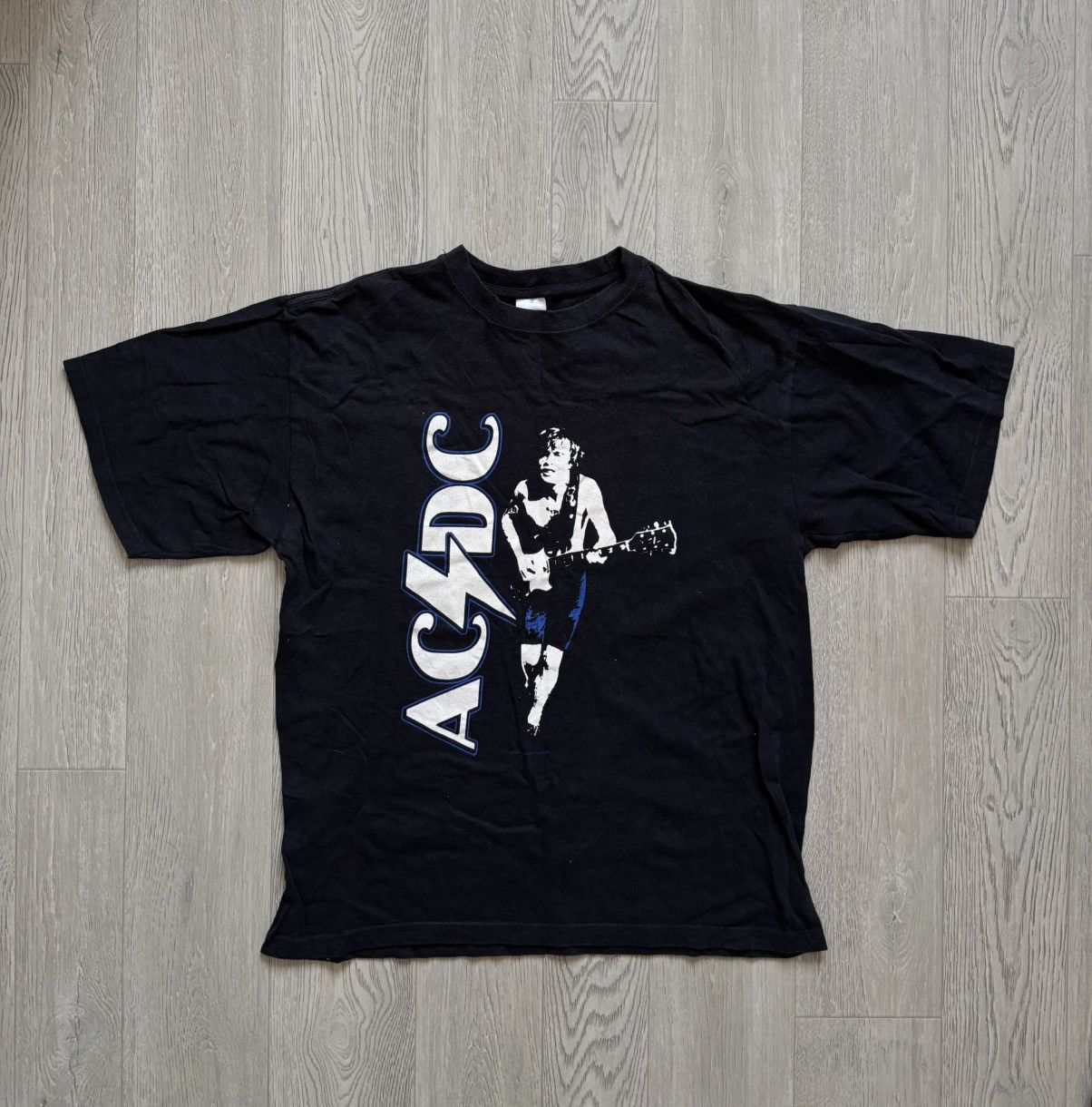 AC/DC × Jerzees Vintage Jerzees AC DC Rock T Shirt 2008 Tour Size US M / EU 48-50 / 2 - 1 Thumbnail