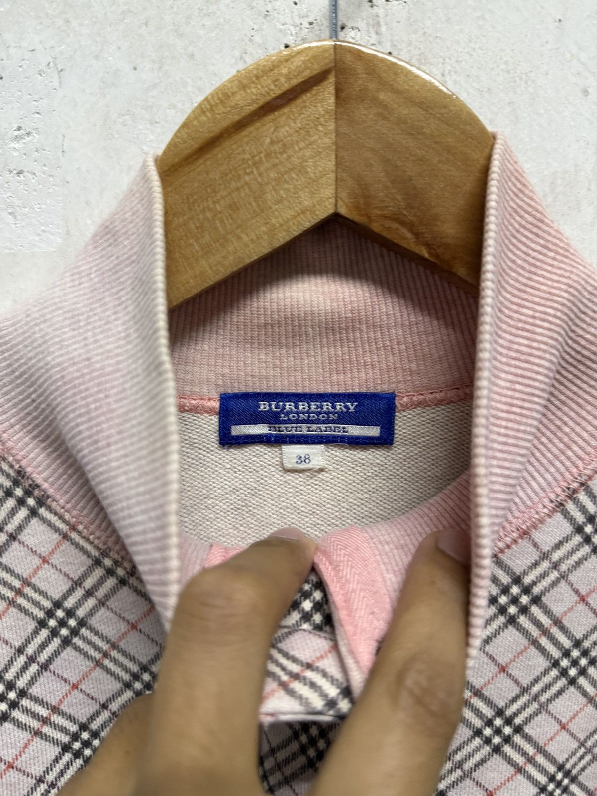 Burberry Distressed Burberry Blue Label Nova Check Collared Size XS / US 0-2 / IT 36-38 - 4 Thumbnail