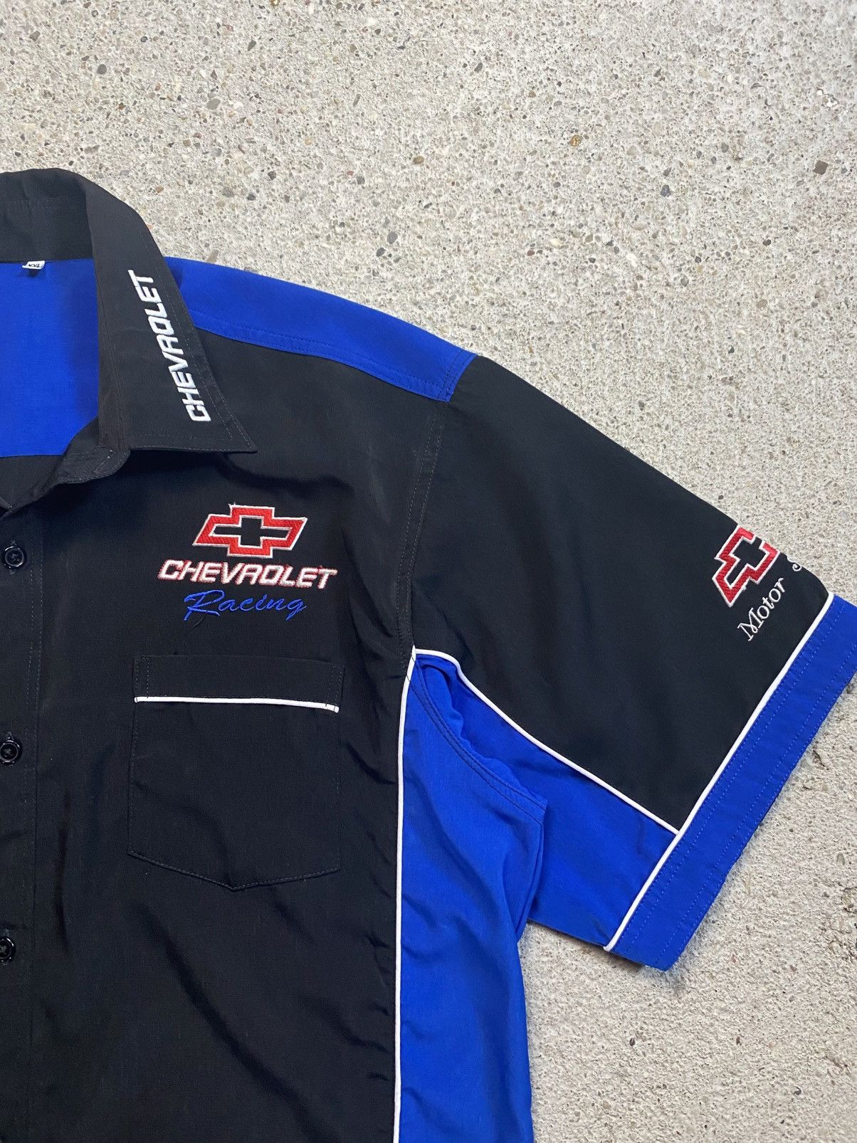 Vintage Chevrolet chevy racing button up shirt oversized vintage Size US XL / EU 56 / 4 - 3 Thumbnail