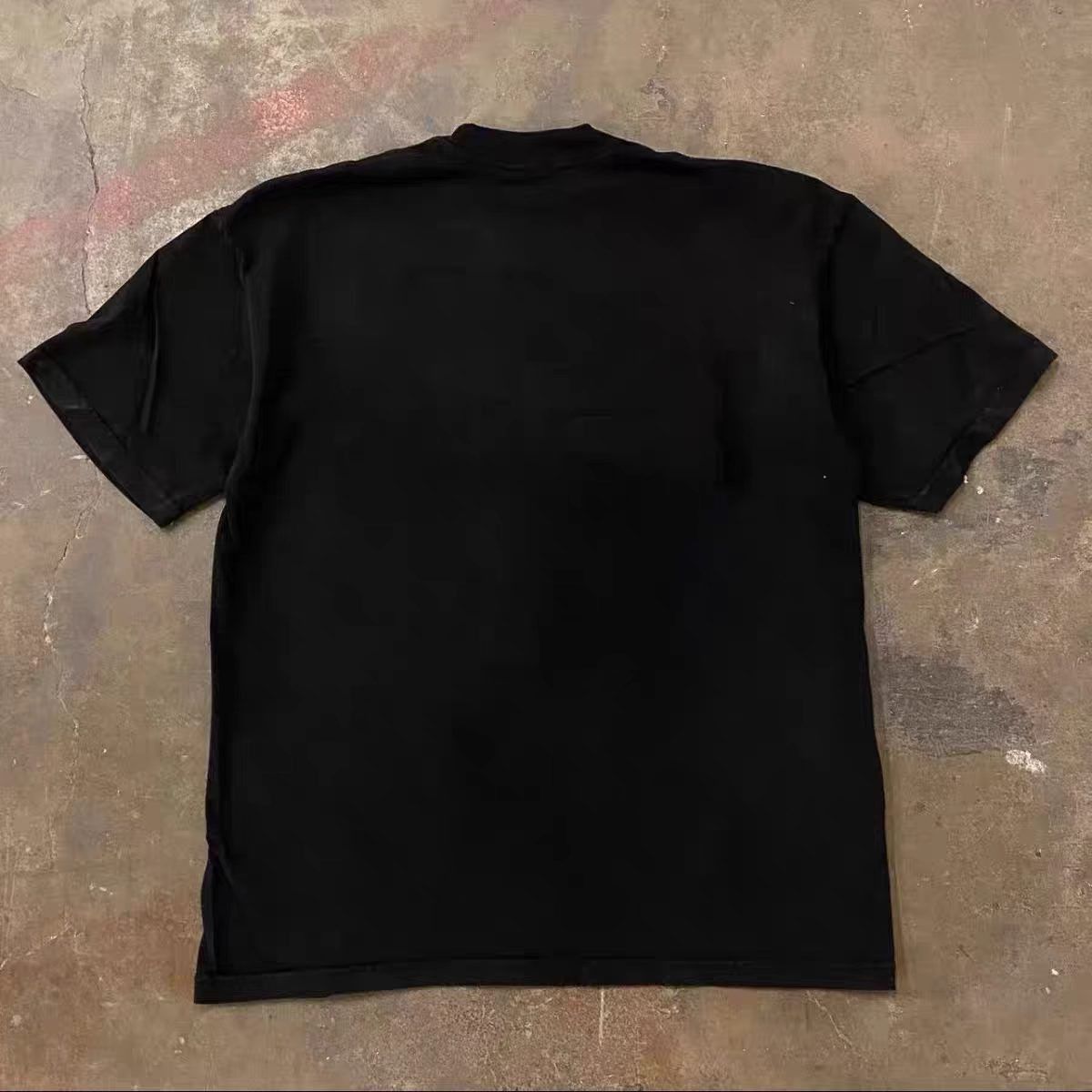 Vintage Black retro face print cotton t-shirt Size US M / EU 48-50 / 2 - 2 Thumbnail