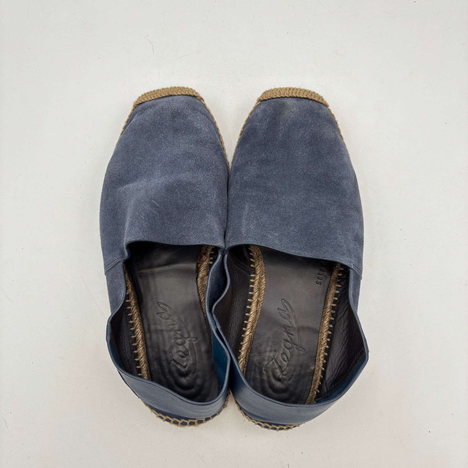 Ermenegildo Zegna Ermengildo Zegna Suede Espadrilles Navy Men's 8.5 Size US 8.5 / EU 41-42 - 6 Thumbnail