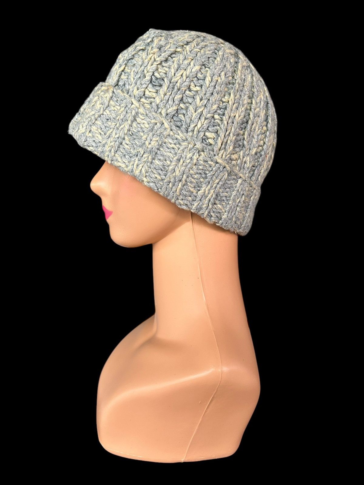Japanese Brand × Kapital × Vintage Vintage Denim Dungaree Japanese Knitted Beanie Hats Size ONE SIZE - 6 Thumbnail